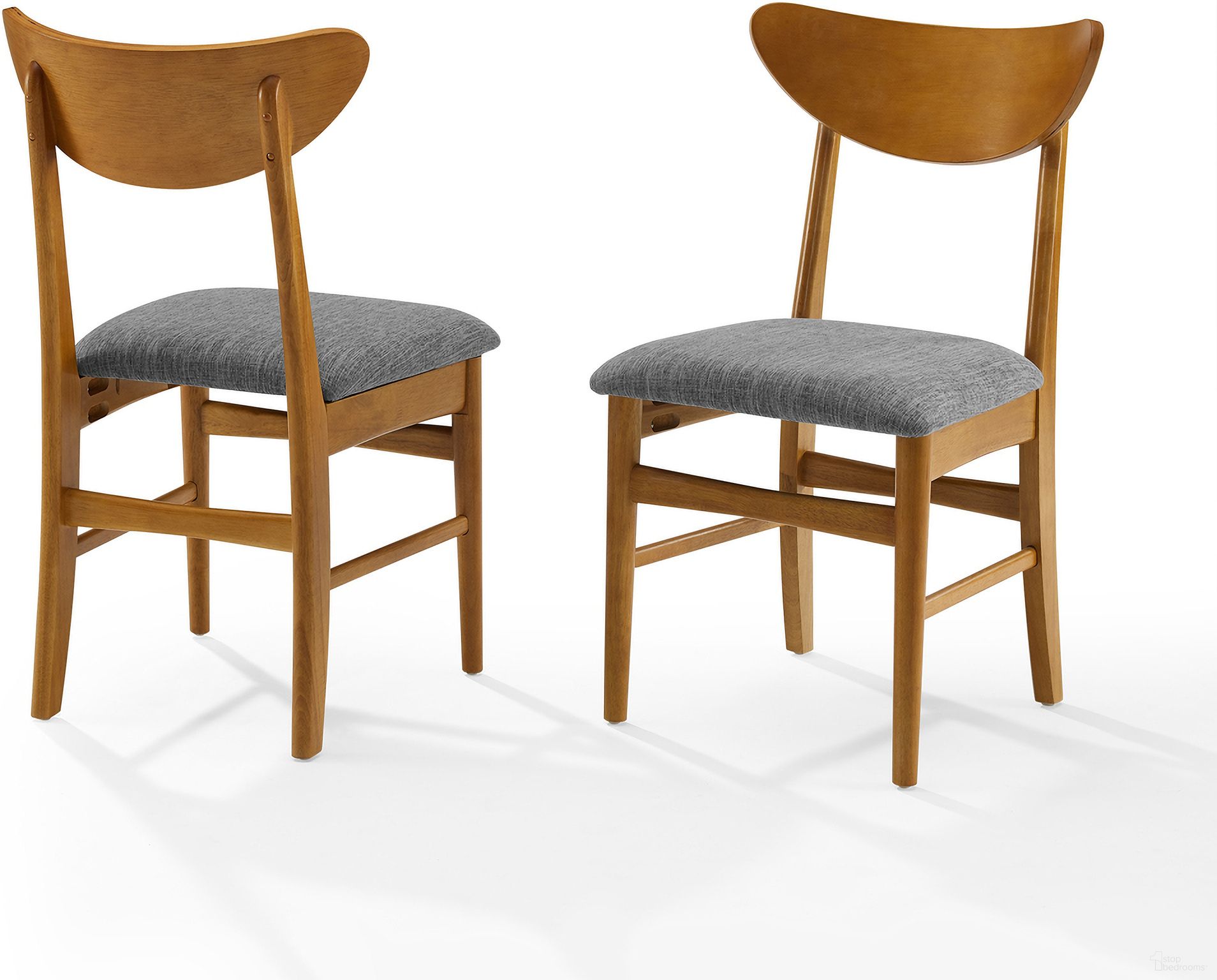 The appearance of Landon 2-Piece Wood Dining Chairs W/Upholstered Seat In Acorn designed by Crosley Brands in the transitional interior design. This acorn piece of furniture was selected by 1StopBedrooms from Landon Collection to add a touch of cosiness and style into your home. Sku: CF6021-AC. Material: Rubberwood. Chair Type: Side Chair.