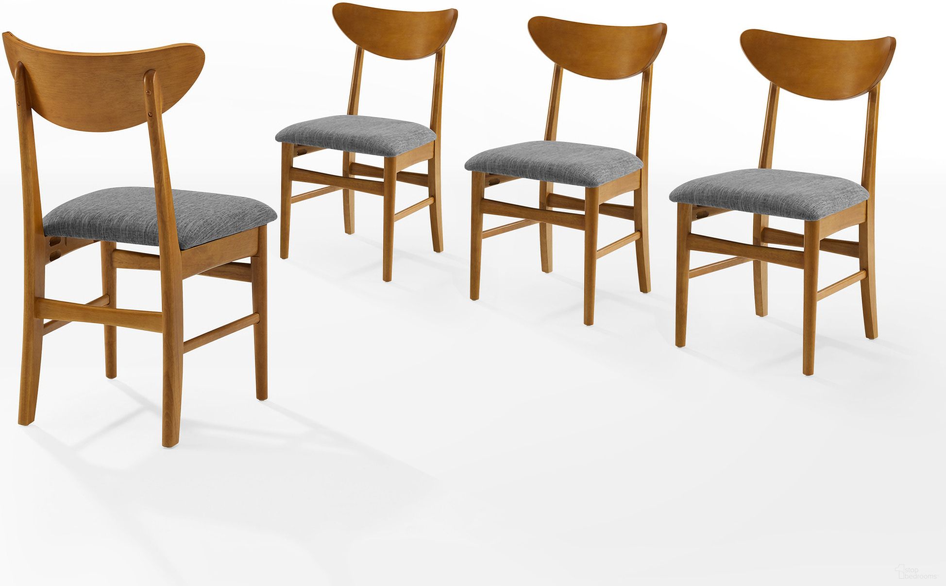 The appearance of Landon 4-Piece Wood Dining Chair Set In Acorn designed by Crosley Brands in the transitional interior design. This acorn piece of furniture was selected by 1StopBedrooms from Landon Collection to add a touch of cosiness and style into your home. Sku: CF6021-AC;CF6021-AC. Material: Rubberwood. Chair Type: Side Chair.