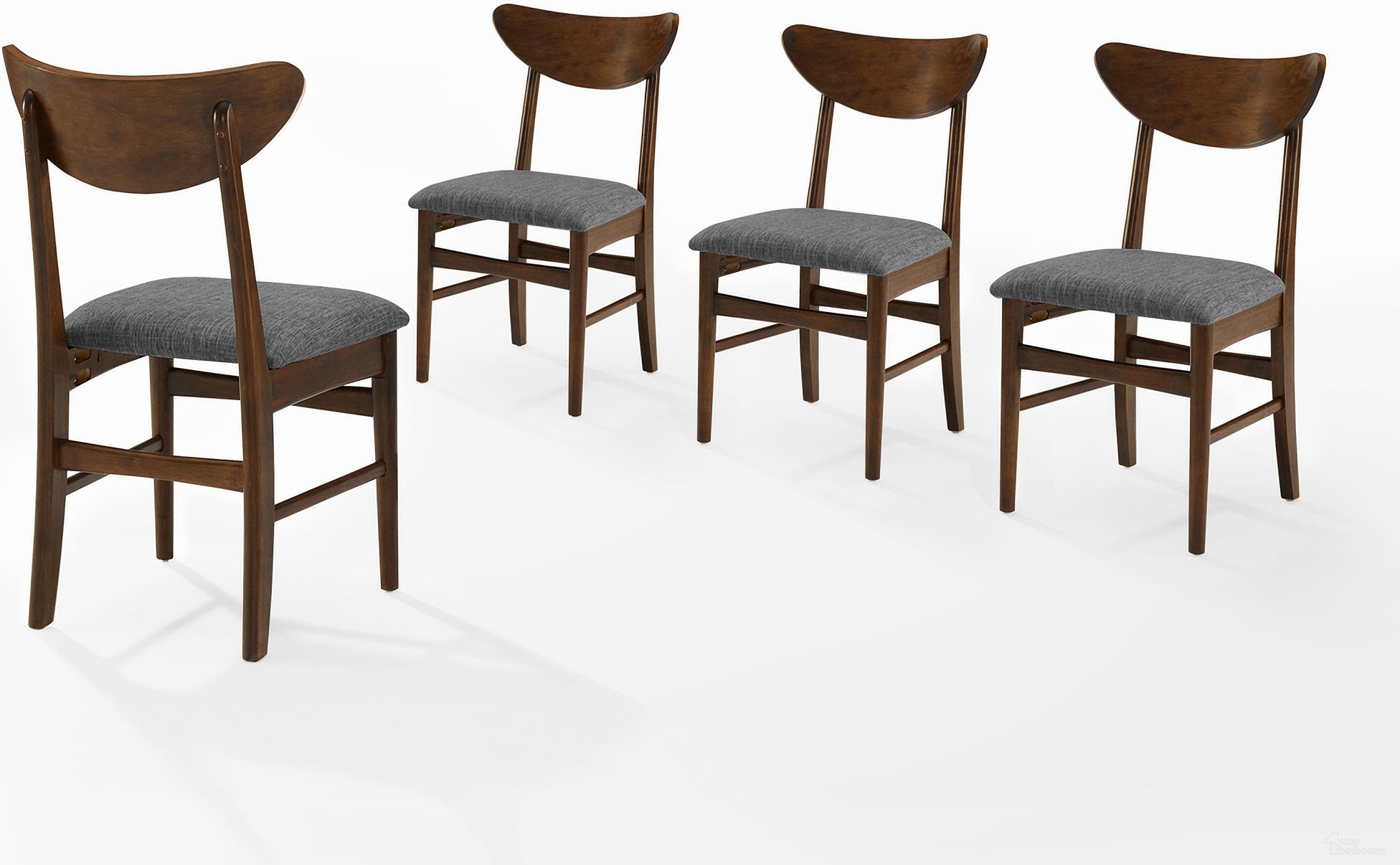 The appearance of Landon 4-Piece Wood Dining Chair Set In Mahogany designed by Crosley Brands in the transitional interior design. This mahogany piece of furniture was selected by 1StopBedrooms from Landon Collection to add a touch of cosiness and style into your home. Sku: CF6021-MA;CF6021-MA. Material: Rubberwood. Chair Type: Side Chair.