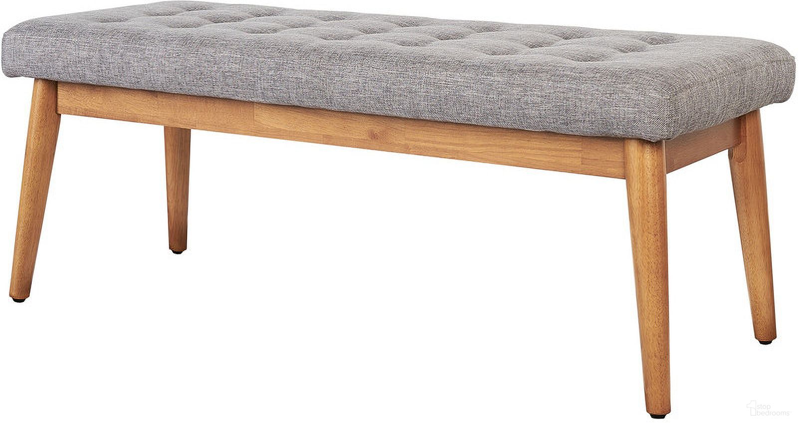 The appearance of Landon Dining Bench In Acorn designed by Crosley Brands in the transitional interior design. This acorn piece of furniture  was selected by 1StopBedrooms from Landon Collection to add a touch of cosiness and style into your home. Sku: CF6019-AC. Material: Solid Rubberwood.