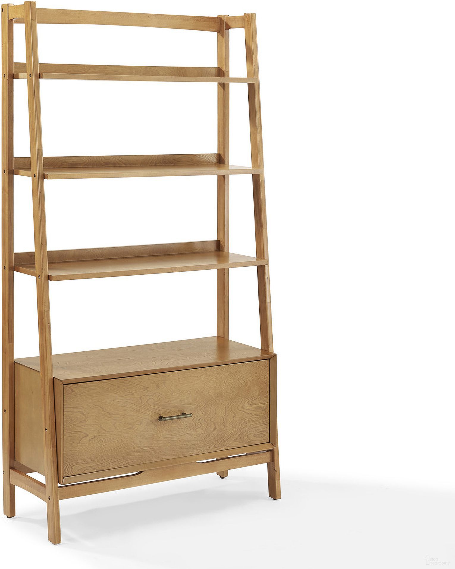 The appearance of Landon Large Etagere Bookcase In Acorn designed by Crosley Brands in the transitional interior design. This acorn piece of furniture was selected by 1StopBedrooms from Landon Collection to add a touch of cosiness and style into your home. Sku: CF1110-AC. Material: MDF.