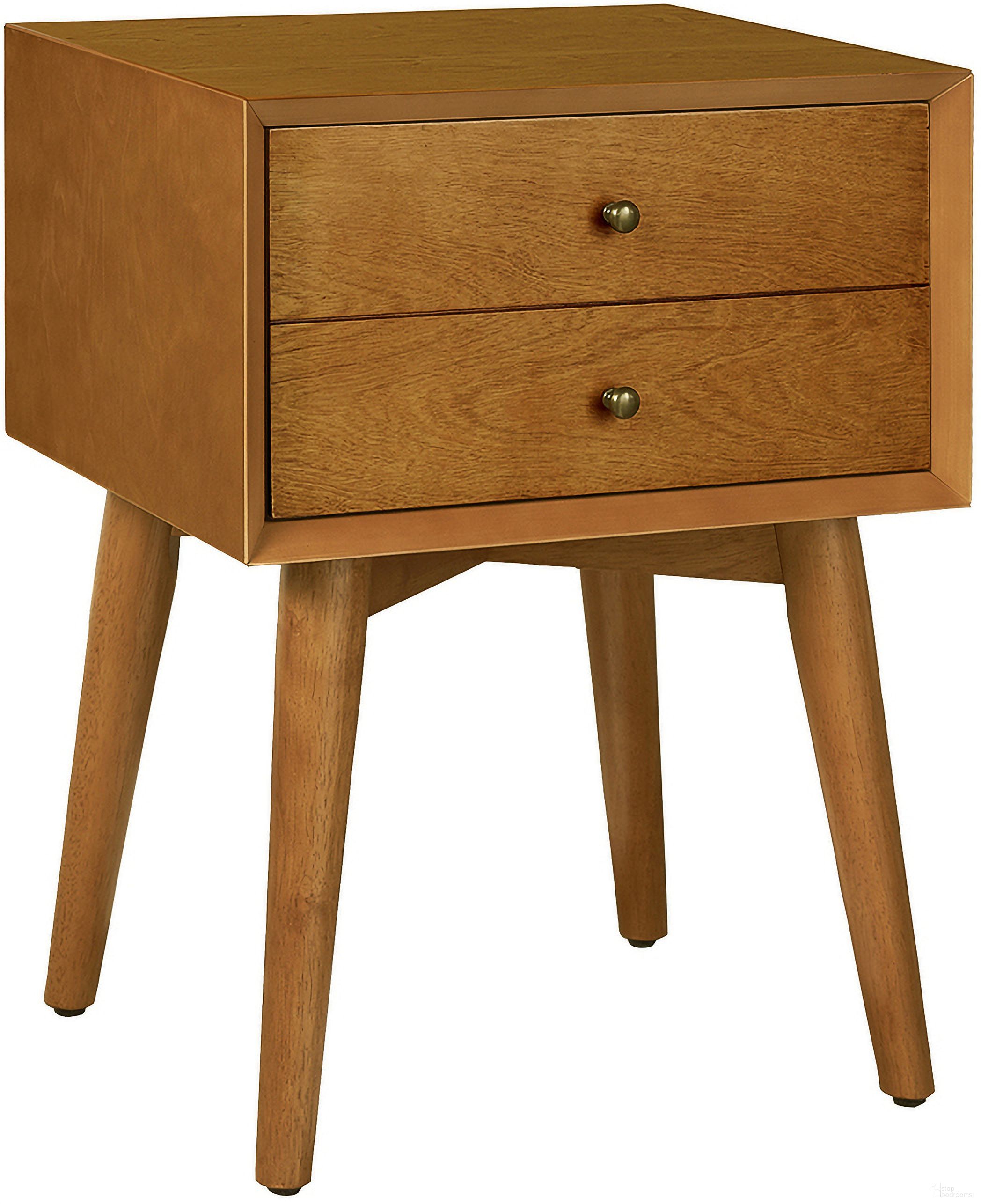 The appearance of Landon Nightstand In Acorn designed by Crosley Brands in the transitional interior design. This acorn piece of furniture was selected by 1StopBedrooms from Landon Collection to add a touch of cosiness and style into your home. Sku: CF9401-AC. Material: MDF.