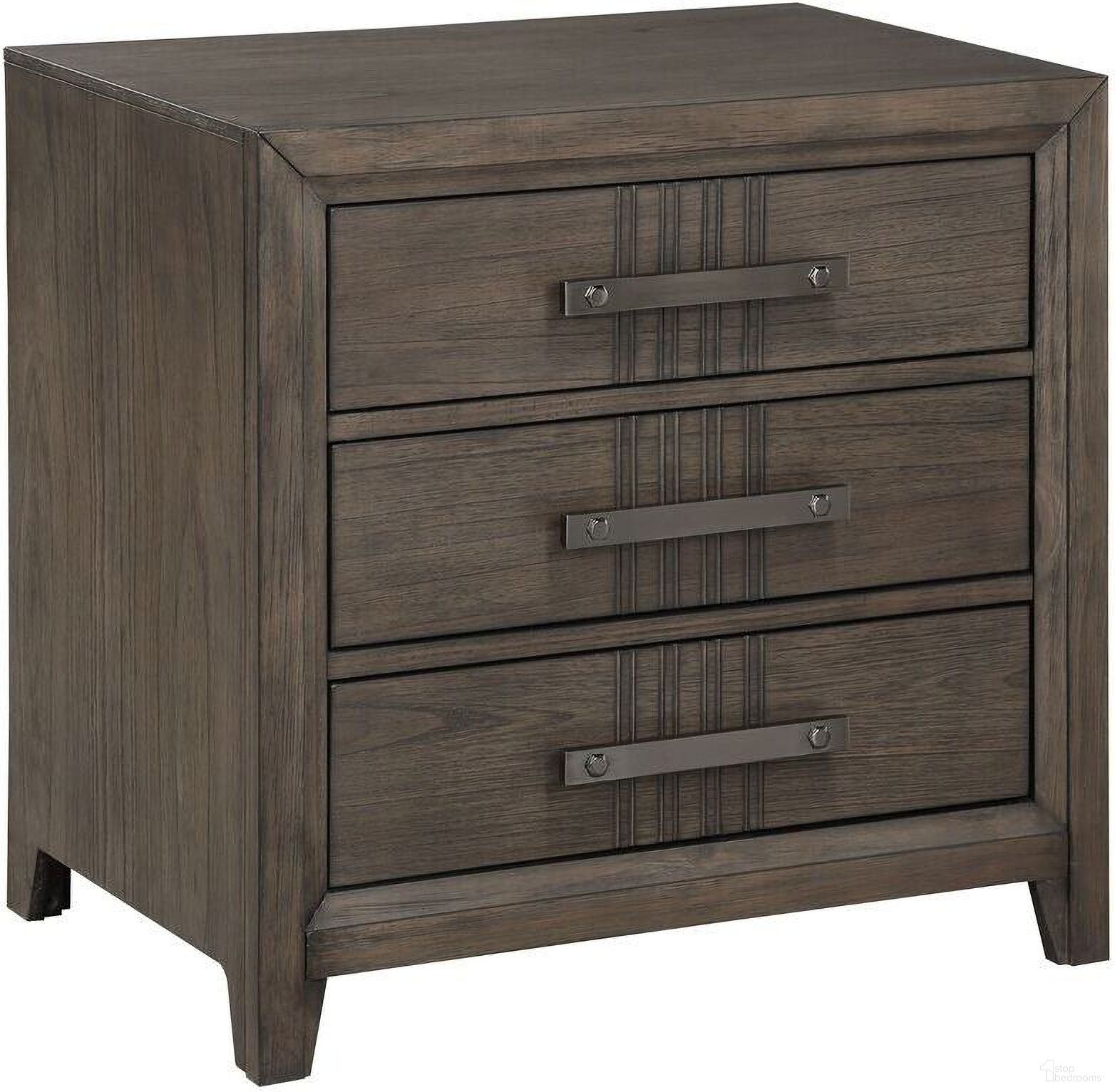 The appearance of Landon Nightstand In Walnut designed by New Classic in the modern / contemporary interior design. This walnut piece of furniture was selected by 1StopBedrooms from Landon Collection to add a touch of cosiness and style into your home. Sku: B6001-040. Material: Wood.