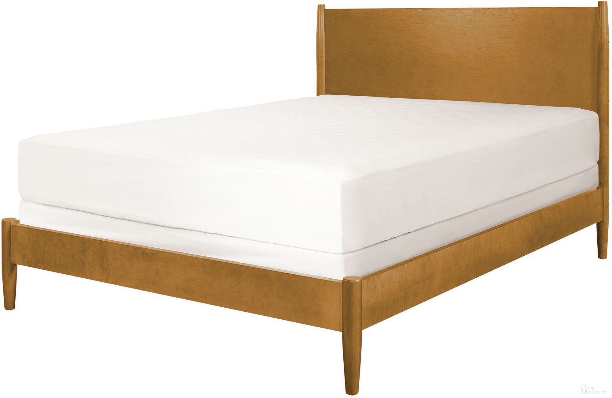 The appearance of Landon Queen Bed In Acorn designed by Crosley Brands in the transitional interior design. This acorn piece of furniture was selected by 1StopBedrooms from Landon Collection to add a touch of cosiness and style into your home. Sku: CF92001-502AC;CF92001-501AC. Bed Type: Platform Bed. Bed Size: Queen. Material: MDF.