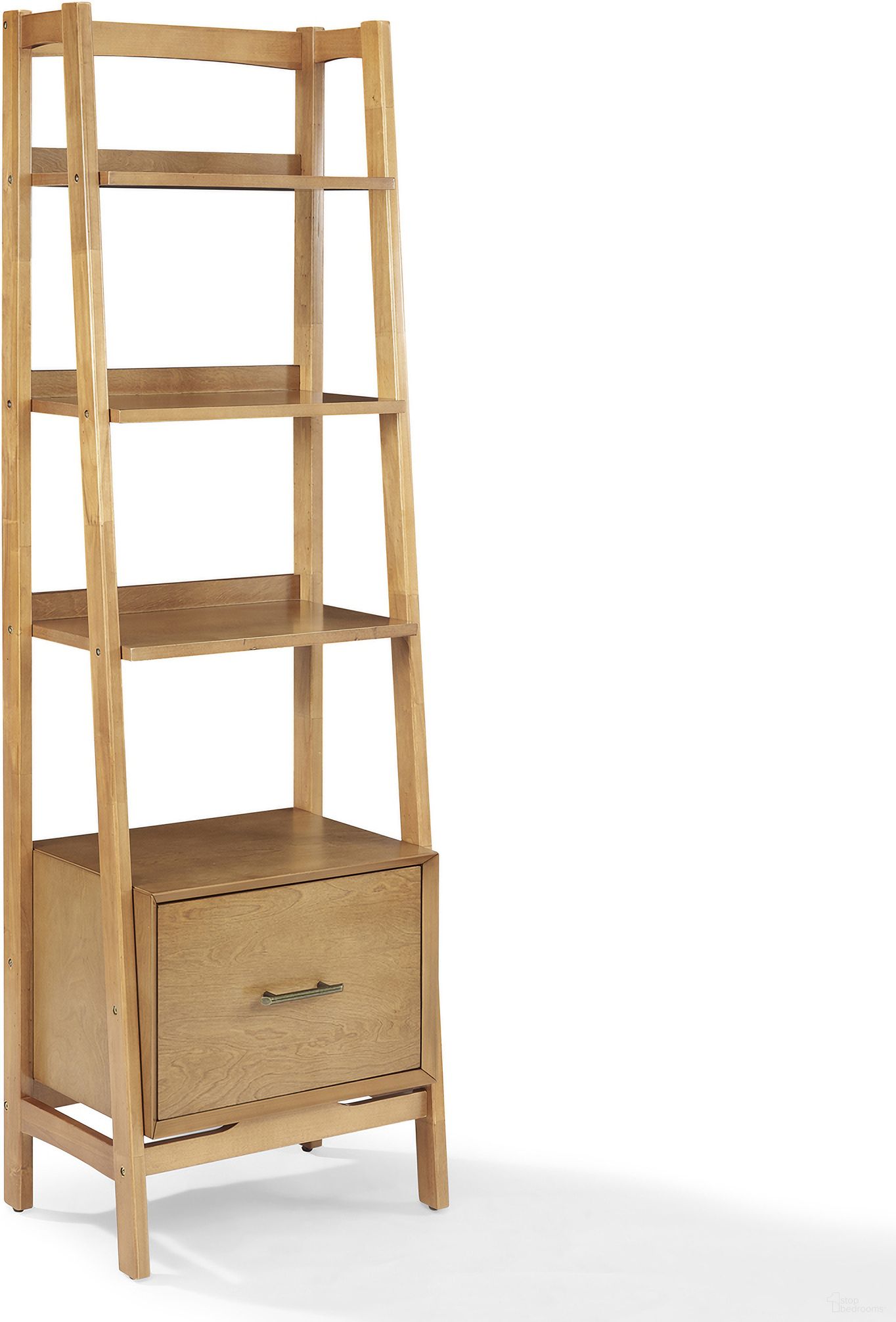 The appearance of Landon Small Etagere Bookcase In Acorn designed by Crosley Brands in the transitional interior design. This acorn piece of furniture was selected by 1StopBedrooms from Landon Collection to add a touch of cosiness and style into your home. Sku: CF1109-AC. Material: MDF.