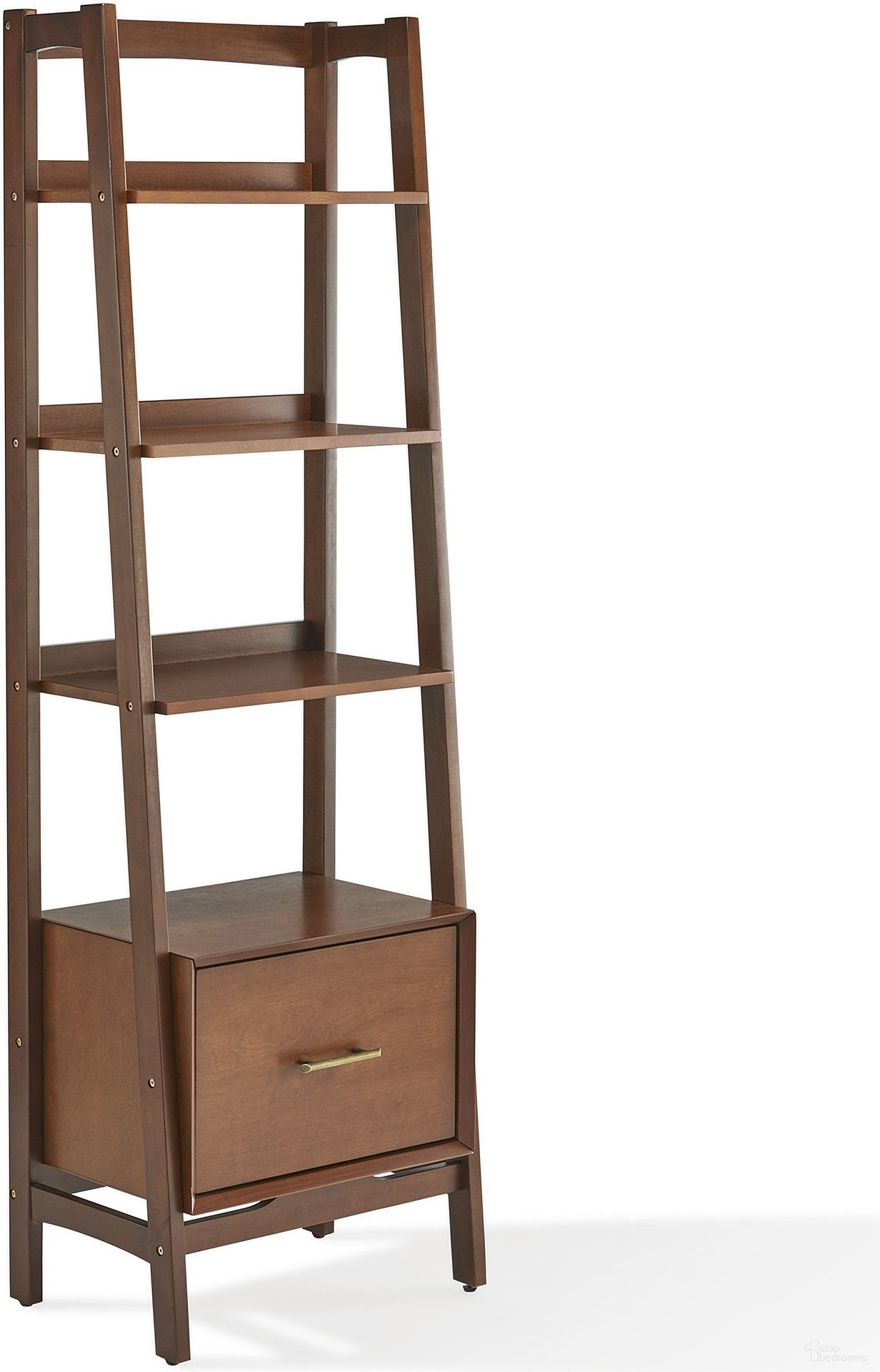 The appearance of Landon Small Etagere Bookcase In Mahogany designed by Crosley Brands in the transitional interior design. This mahogany piece of furniture was selected by 1StopBedrooms from Landon Collection to add a touch of cosiness and style into your home. Sku: CF1109-MA. Material: MDF.