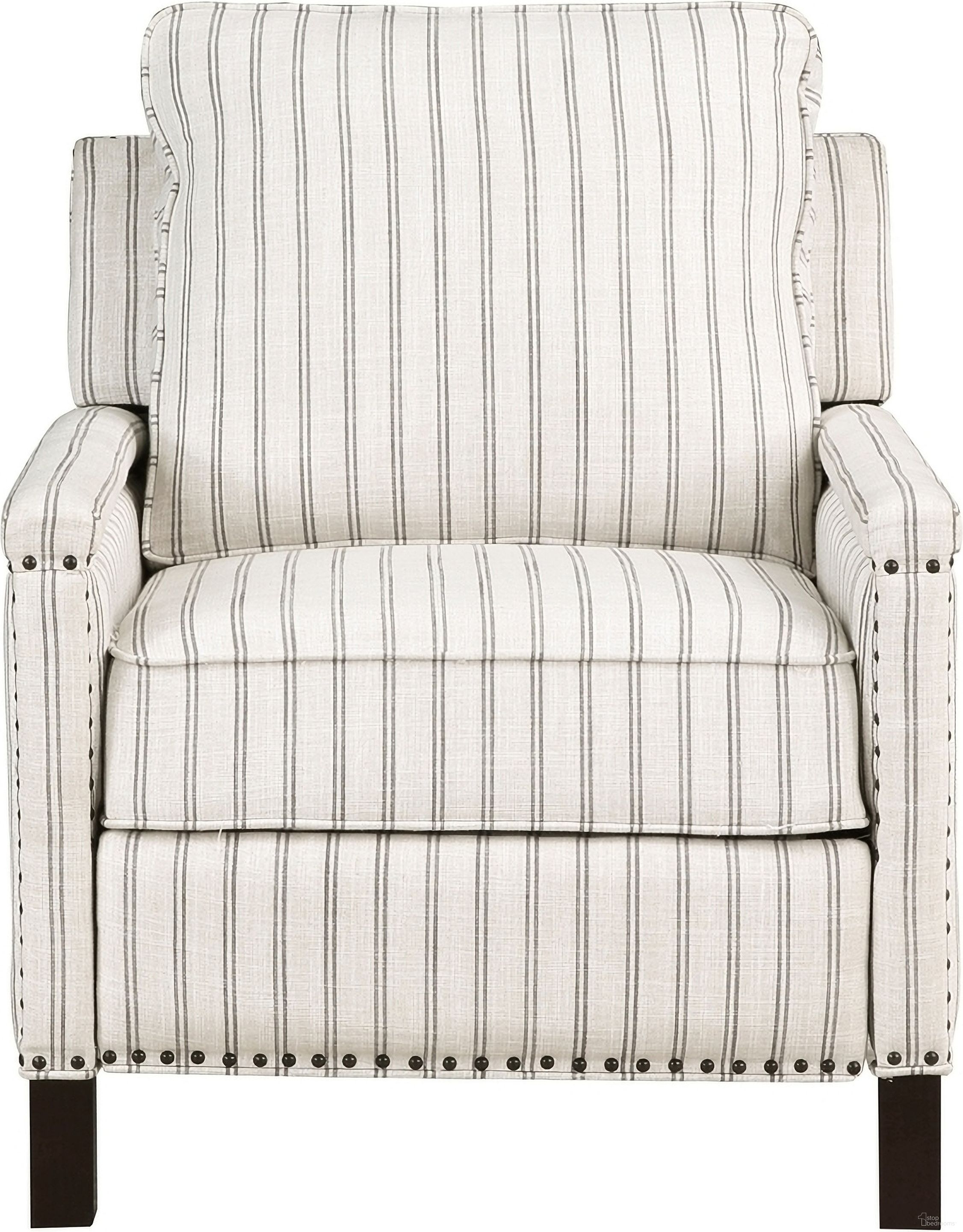 The appearance of Landrum Push Back Reclining Chair In Gray and Beige designed by Homelegance in the traditional interior design. This gray and beige piece of furniture was selected by 1StopBedrooms from Landrum Collection to add a touch of cosiness and style into your home. Sku: 9257-1. Material: Textured.