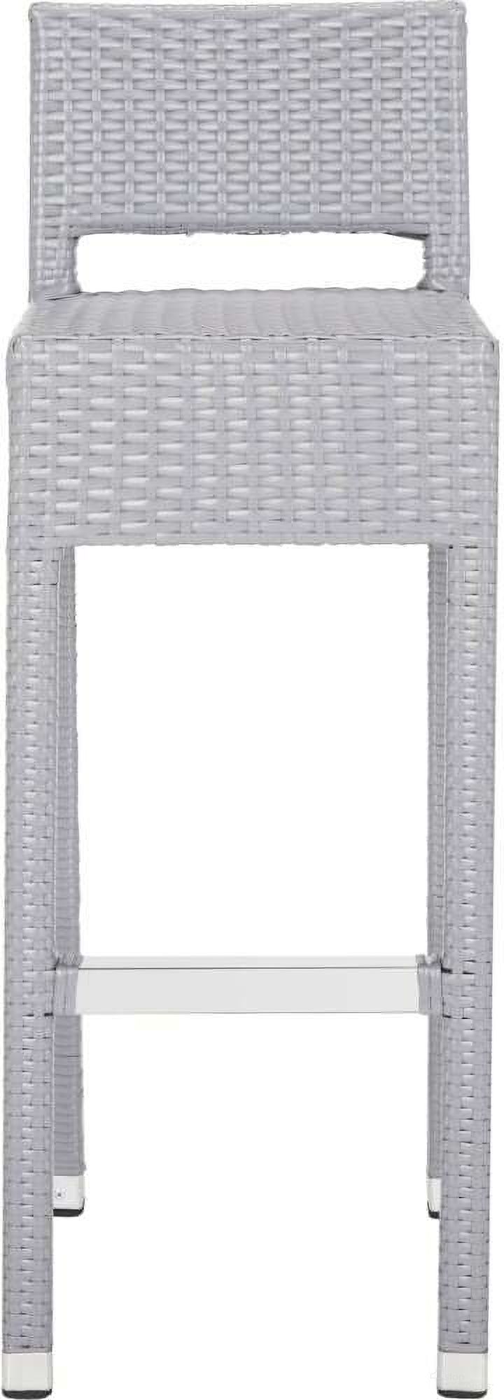 The appearance of Landry Grey Indoor/Outdoor Stacking Counter Stool designed by Safavieh in the modern / contemporary interior design. This grey piece of furniture was selected by 1StopBedrooms from Landry Collection to add a touch of cosiness and style into your home. Sku: FOX5212D. Material: Aluminum.