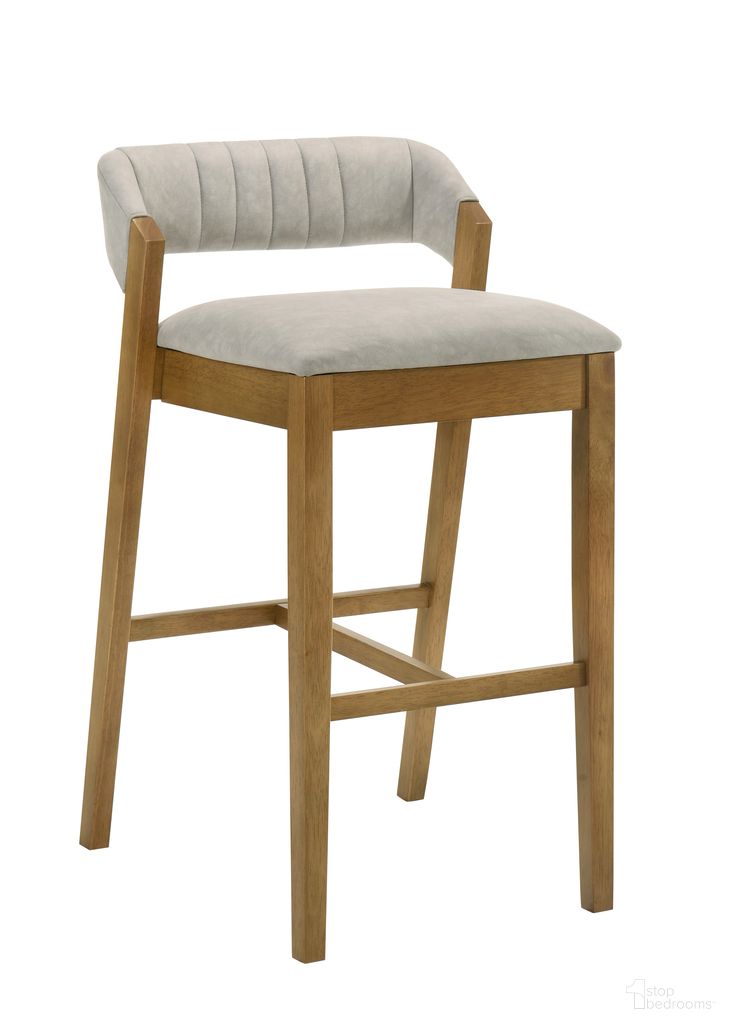 The appearance of Landyn 30 Inch Bar Height Barstool In Grey and Amber Glow designed by Armen Living in the country / farmhouse interior design. This grey and amber glow piece of furniture was selected by 1StopBedrooms from Landyn Collection to add a touch of cosiness and style into your home. Sku: LCLABAAGSG30. Material: Polyester.