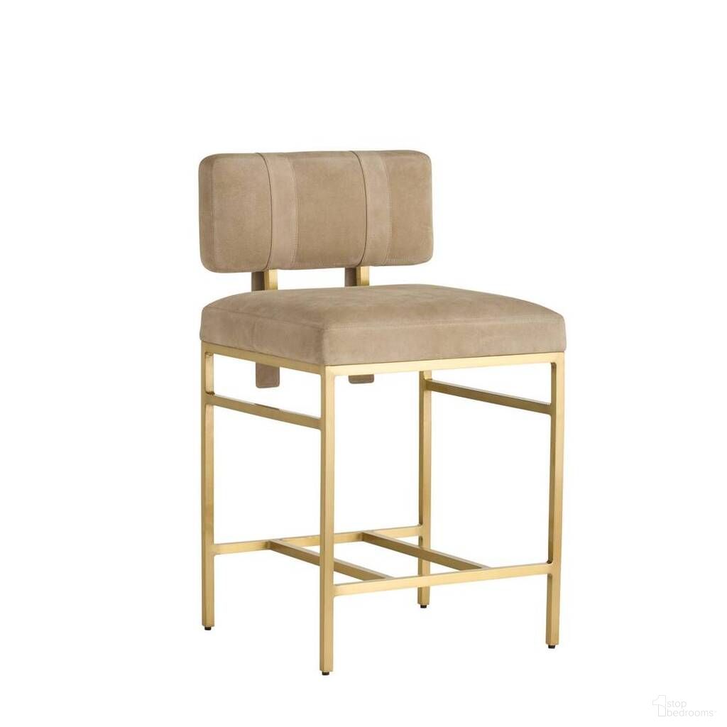 Laney Counter Stool In Taupe