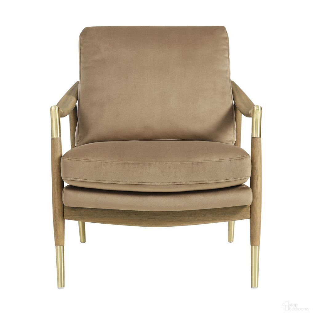 The appearance of Langford Performance Velvet Accent Armchair In Walnut and Taupe designed by Modway in the modern / contemporary interior design. This walnut/taupe piece of furniture was selected by 1StopBedrooms from Langford Collection to add a touch of cosiness and style into your home. Sku: EEI-7056-TAU-WAL. Material: Velvet.