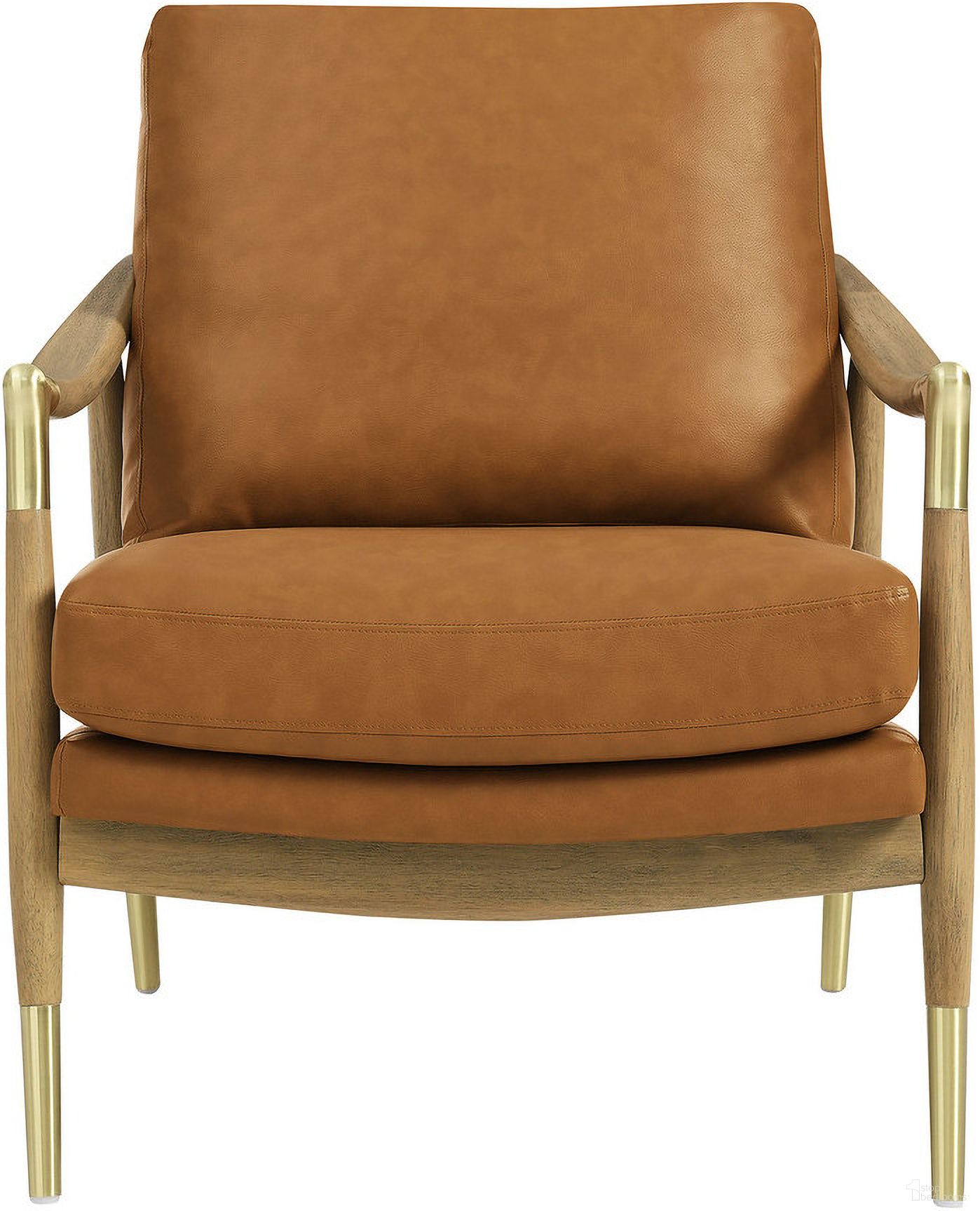 The appearance of Langford Vegan Leather Accent Armchair In Tan and Walnut designed by Modway in the modern / contemporary interior design. This tan and walnut piece of furniture was selected by 1StopBedrooms from Langford Collection to add a touch of cosiness and style into your home. Sku: EEI-7138-TAN-WAL. Material: Leather.