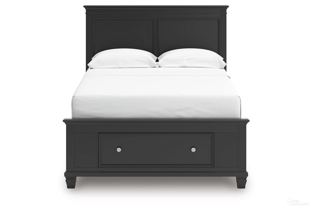 The appearance of Lanolee Full Panel Storage Bed In Black designed by Signature Design by Ashley in the transitional interior design. This black piece of furniture was selected by 1StopBedrooms from Lanolee Collection to add a touch of cosiness and style into your home. Sku: B687-186;B687-84S;B687-87. Bed Type: Storage Bed. Bed Size: Full.