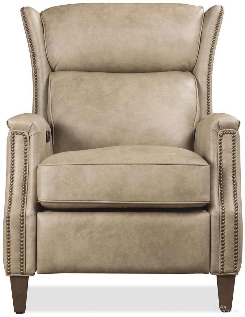 The appearance of Lansing Power Recliner with Power Headrest In Beige designed by Hooker in the traditional interior design. This beige piece of furniture was selected by 1StopBedrooms from Lansing Collection to add a touch of cosiness and style into your home. Sku: RC823-PH-083. Material: Leather.