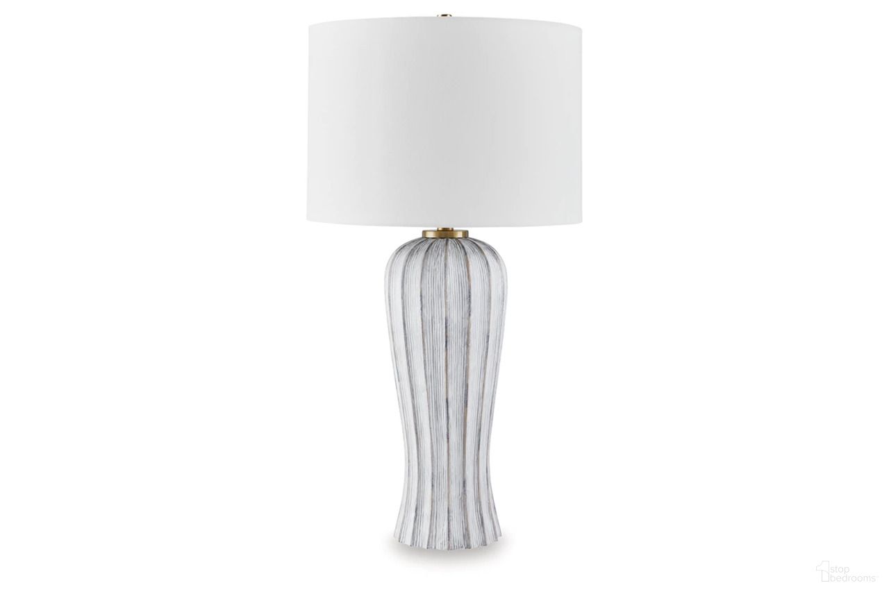 The appearance of Lanwell Table Lamp In Antique Gray designed by Signature Design by Ashley in the modern / contemporary interior design. This antique gray piece of furniture  was selected by 1StopBedrooms from Lanwell Collection to add a touch of cosiness and style into your home. Sku: L235894.