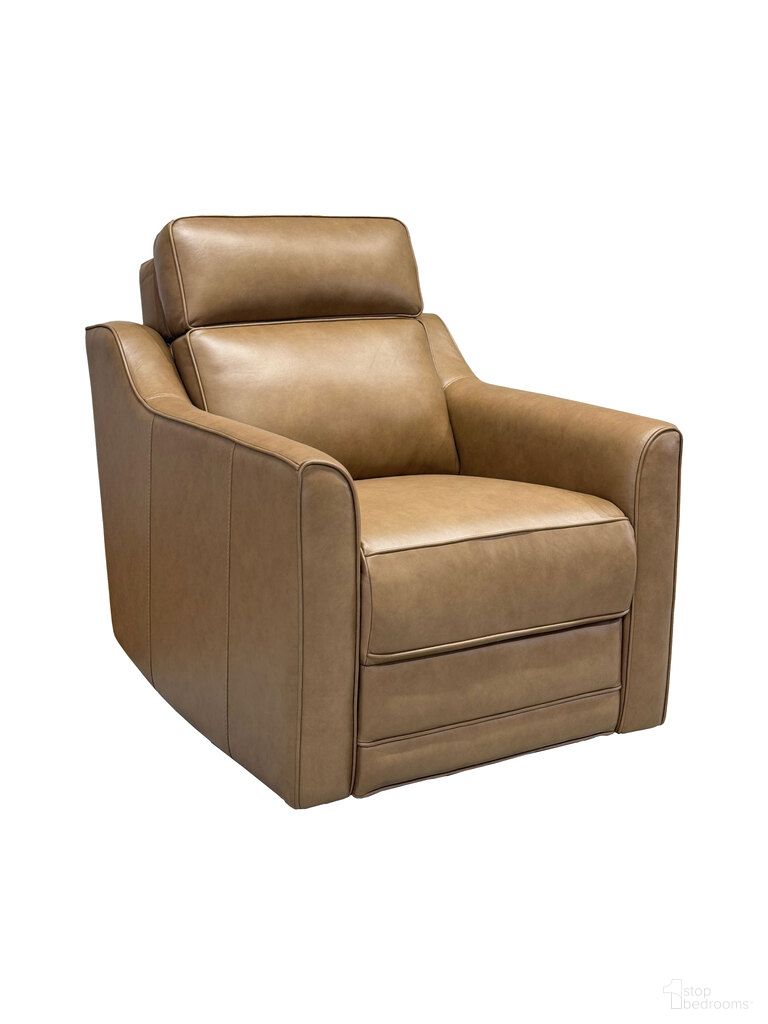 Lara Power Recliner with Heads-Up Power Forward Head Rest In Toffee