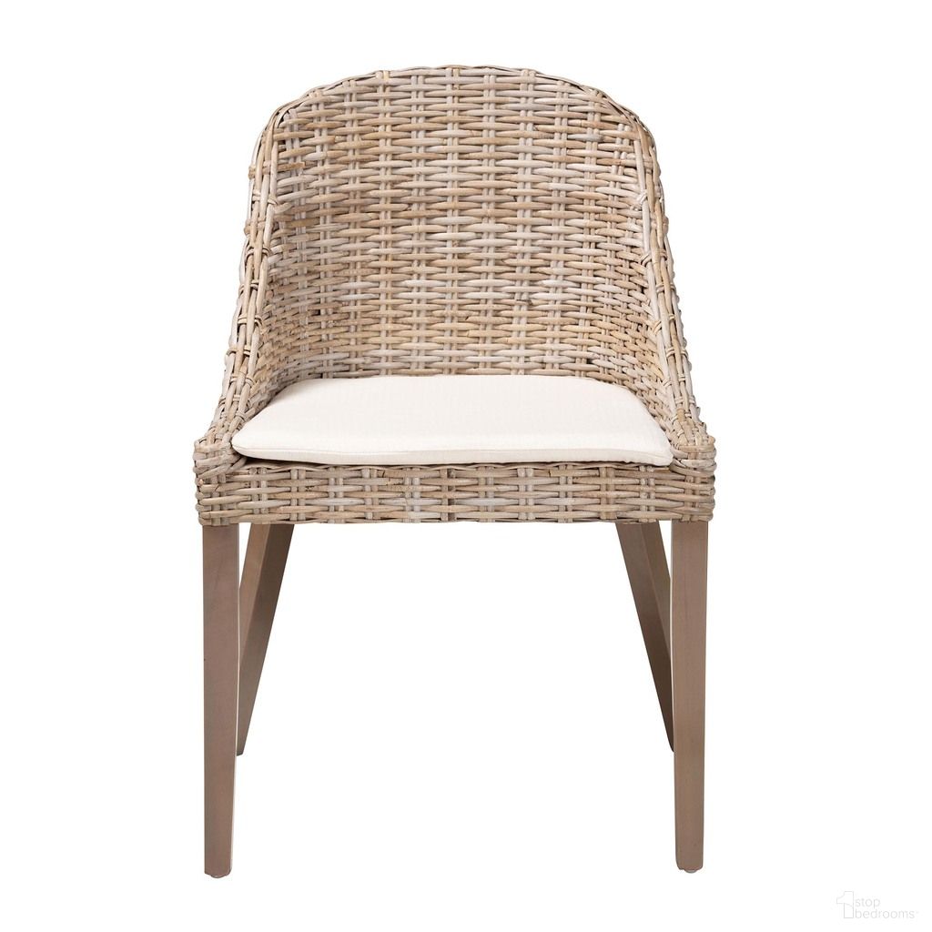 The appearance of Lara Rattan and Mahogany Wood Dining Chair In Kubu Grey and Rustic Taupe designed by Baxton Studio in the bohemian interior design. This kubu grey/rustic taupe piece of furniture was selected by 1StopBedrooms from Lara Collection to add a touch of cosiness and style into your home. Sku: MD-39209-Kubu Grey/Natural Rattan-DC. Material: Mahogany. Chair Type: Side Chair.
