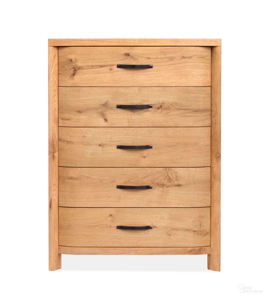 Laramie Drawer Chest In Honey Wheat