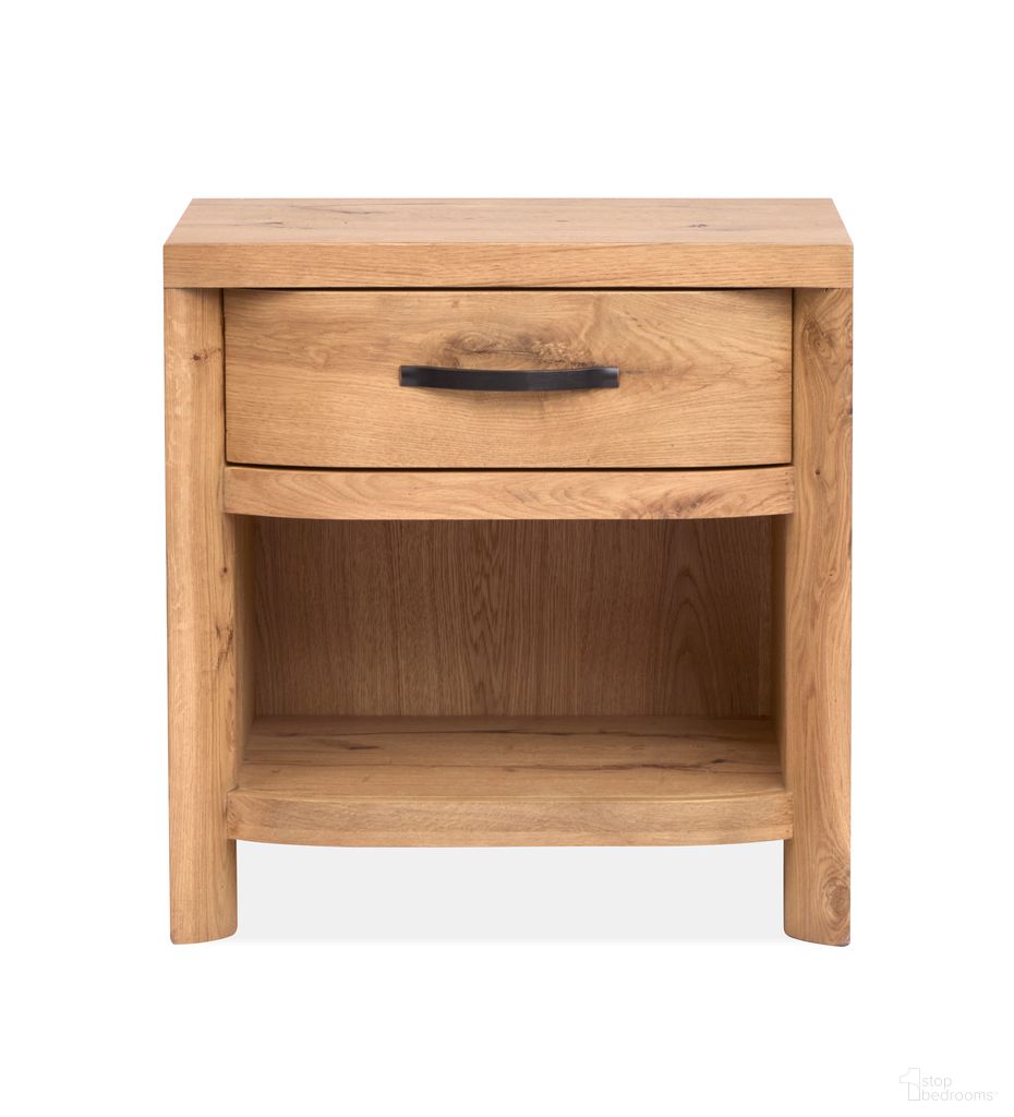 Laramie Open Nightstand In Honey Wheat
