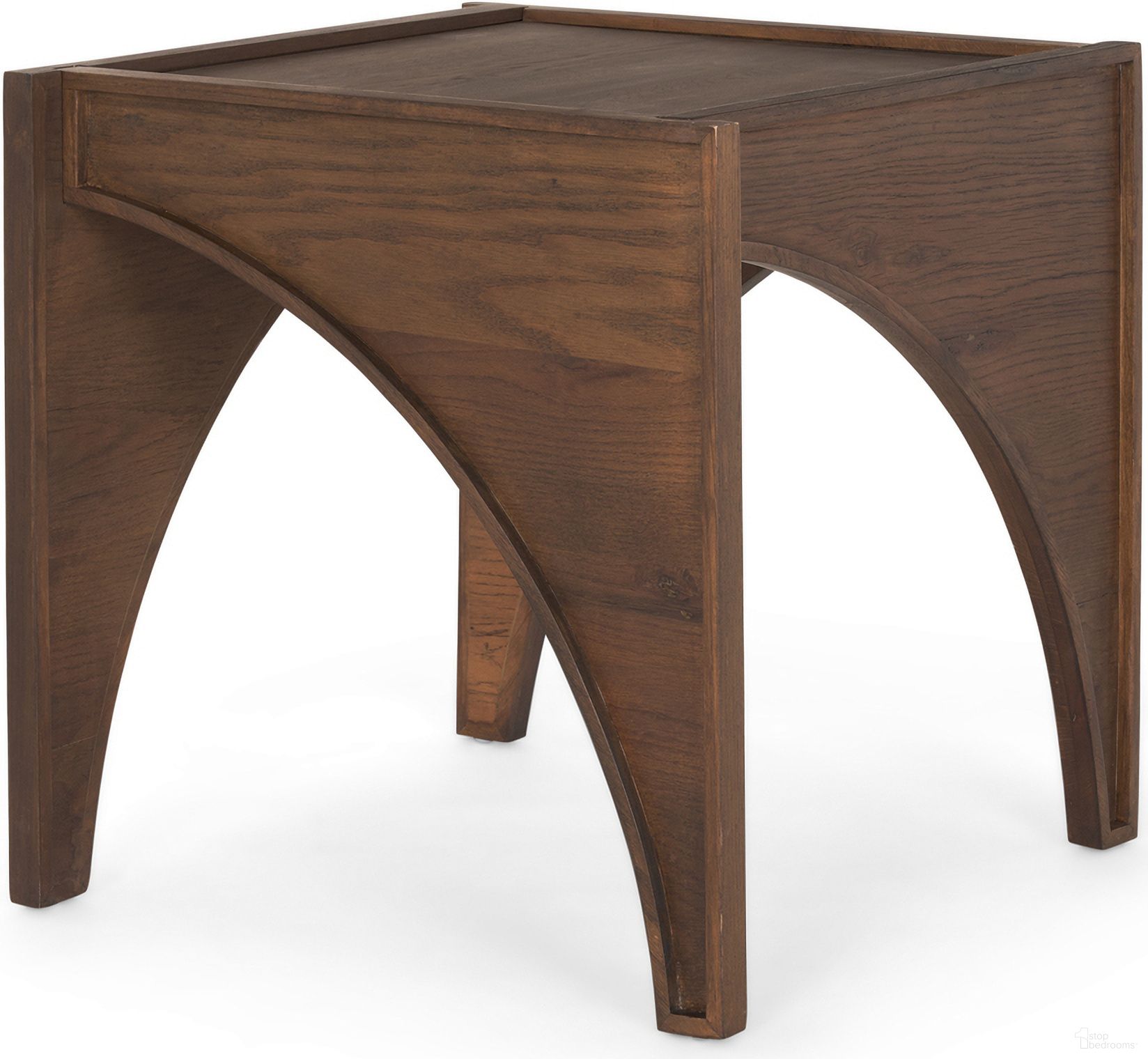 The appearance of Laraya End Table In Brown designed by Mercana in the modern / contemporary interior design. This brown piece of furniture  was selected by 1StopBedrooms from Laraya Collection to add a touch of cosiness and style into your home. Sku: 70641. Material: Wood.