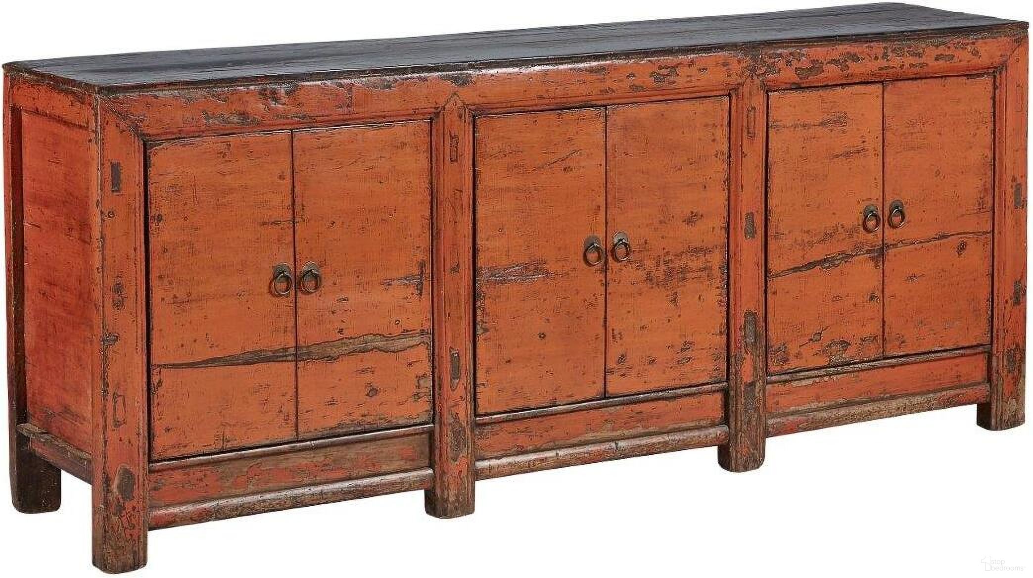 The appearance of Large Antique Amber Sideboard designed by Furniture Classics in the country / farmhouse interior design. This black piece of furniture  was selected by 1StopBedrooms from  to add a touch of cosiness and style into your home. Sku: 20-306. Material: Pine.