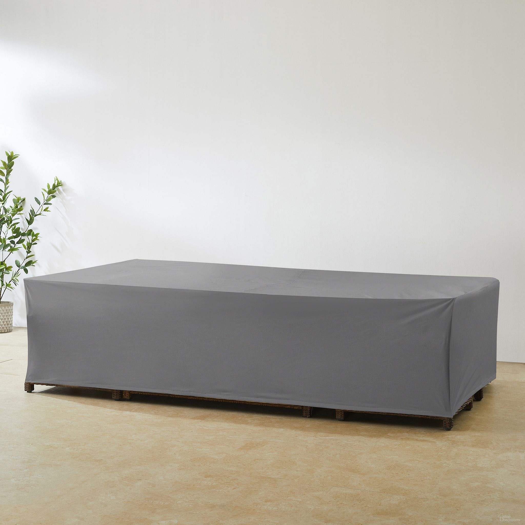 Large Outdoor Furniture Cover for Patio Set In Gray by Crosley Brands