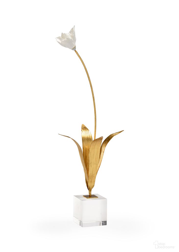 The appearance of Large Tulip On Stand In Cream and Gold designed by Chelsea House in the modern / contemporary interior design. This cream/gold piece of furniture was selected by 1StopBedrooms from Chelsea House Misc Collection to add a touch of cosiness and style into your home. Sku: 383619. Material: Iron.