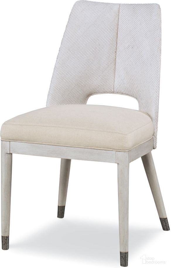 The appearance of Largo Side Chair In Peninsula and Flax designed by Century Furniture in the modern / contemporary interior design. This peninsula and flax piece of furniture was selected by 1StopBedrooms from Curate Collection to add a touch of cosiness and style into your home. Sku: CT2106-PN-FL. Material: Mahogany. Chair Type: Side Chair.