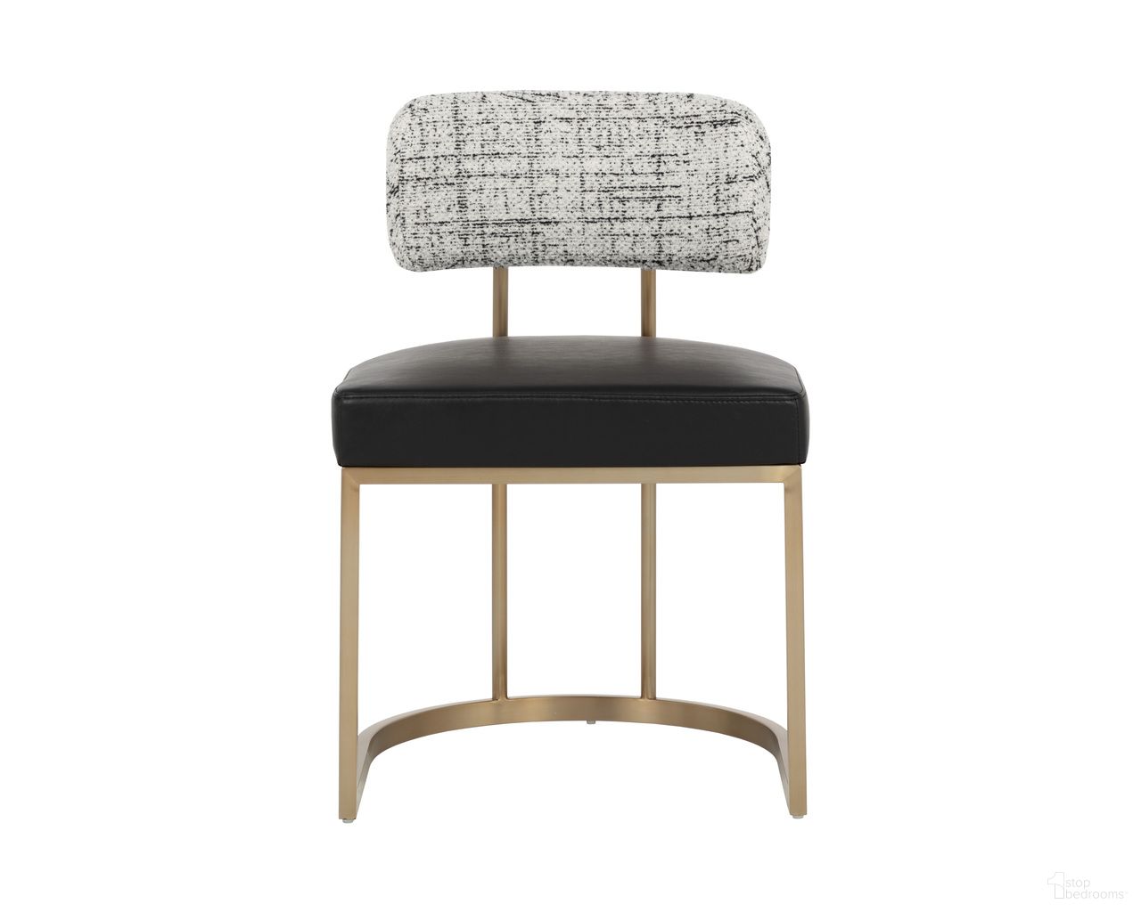 Larissa Dining Chair In Bravo Black and Halton Birch