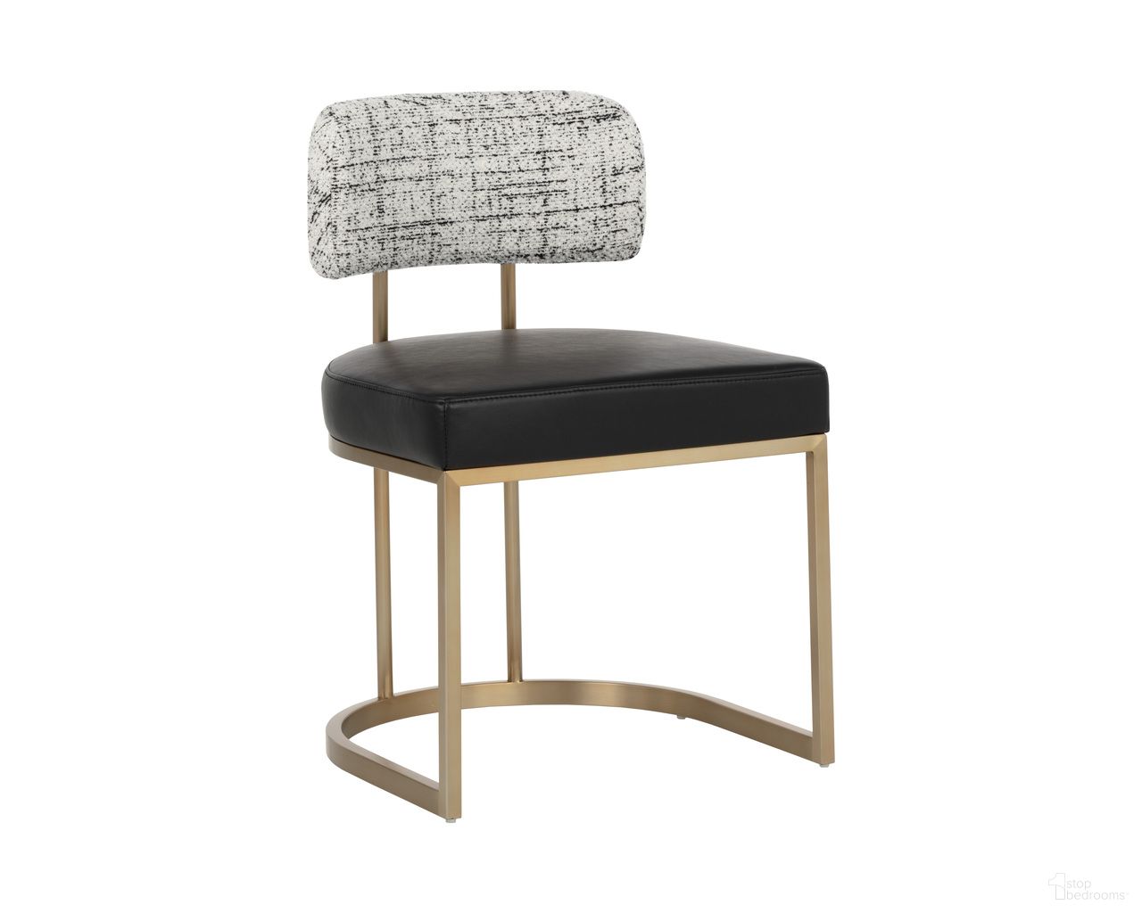 Larissa Dining Chair In Bravo Black and Halton Birch