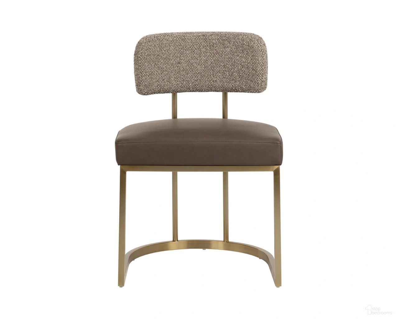 Larissa Dining Chair In Eglinton Espresso and Gellar Earth