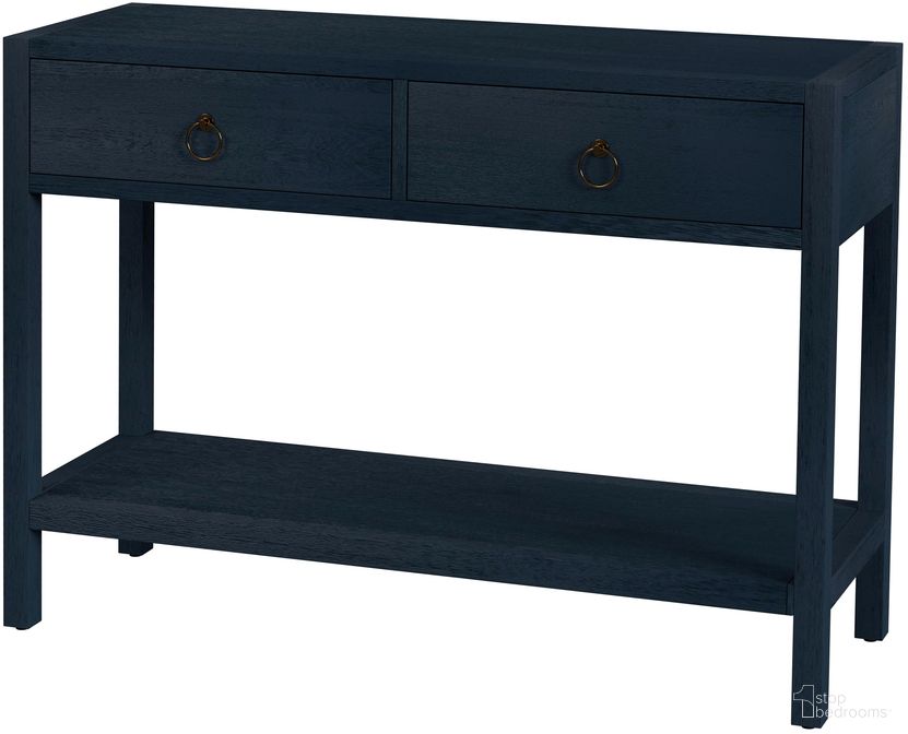The appearance of Lark 44 Inch Wood Console Table In Navy Blue designed by Butler Specialty Company in the modern / contemporary interior design. This navy blue piece of furniture was selected by 1StopBedrooms from Lark Collection to add a touch of cosiness and style into your home. Sku: 5676291. Material: Wood.