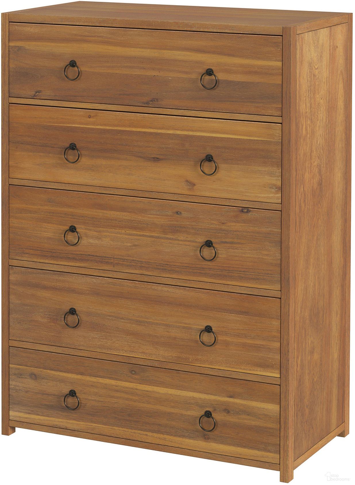 The appearance of Lark 5 Drawer Dresser In Light Brown designed by Butler Specialty Company in the modern / contemporary interior design. This light brown piece of furniture was selected by 1StopBedrooms from Lark Collection to add a touch of cosiness and style into your home. Sku: 5672312. Material: Wood.