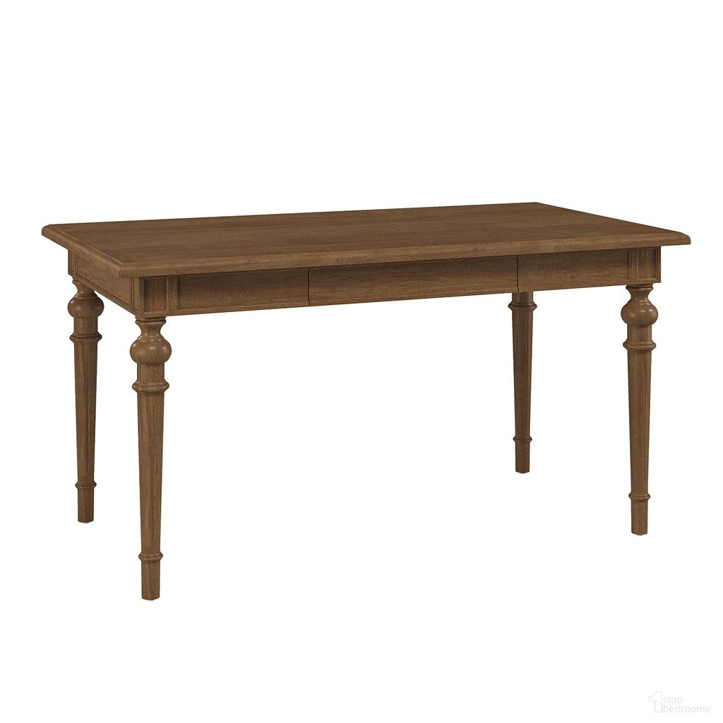 The appearance of Larry Dining Table In Walnut designed by Karat Home in the modern / contemporary interior design. This walnut piece of furniture  was selected by 1StopBedrooms from Larry Collection to add a touch of cosiness and style into your home. Sku: DTCS1140-WAL. Table Base Style: Legs. Table Top Shape: Rectangular. Material: Solid Wood. Size: 33" x 60".