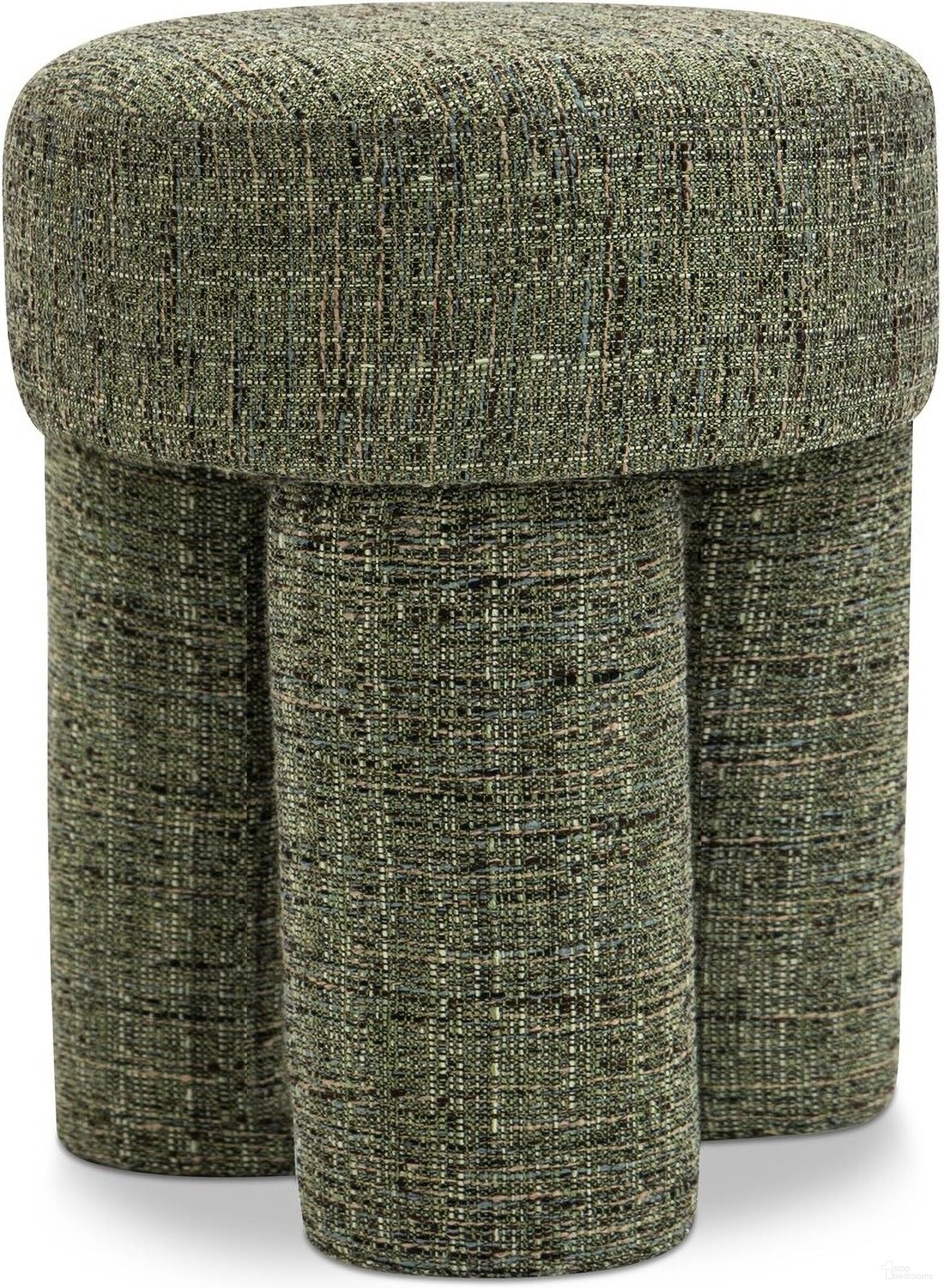 The appearance of Larson Polyester Fabric Ottoman In Green designed by Meridian in the modern / contemporary interior design. This green piece of furniture was selected by 1StopBedrooms from Larson Collection to add a touch of cosiness and style into your home. Sku: 100Green. Material: Rubberwood.