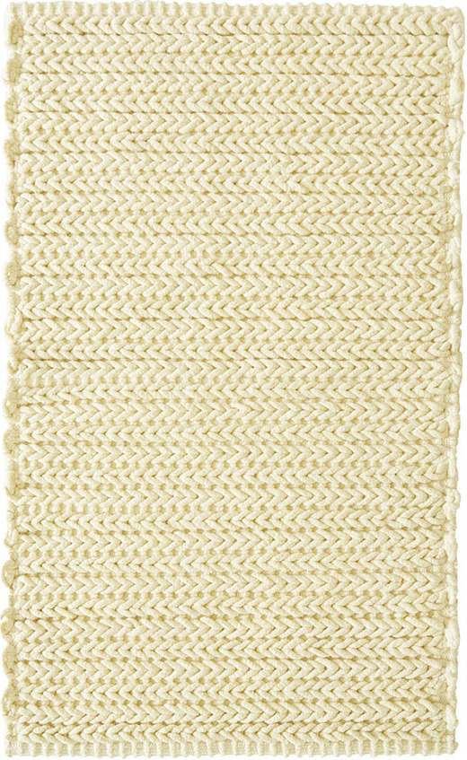 Madison Park Lasso 100% Cotton Chenille Chain Woven Stitch Bathroom Rug -  Non Slip - Absorbent, Quick Dry Bath Mat