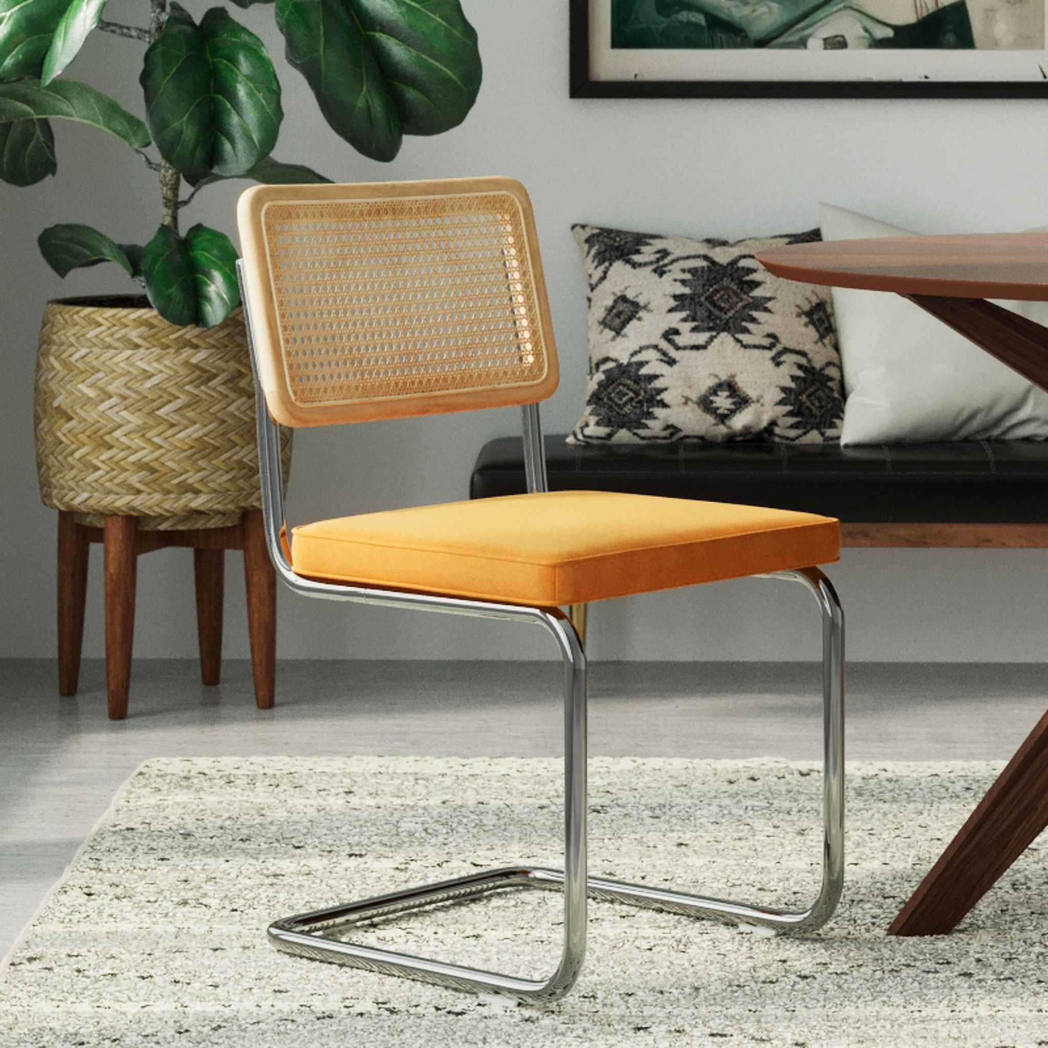 The appearance of Latham Side Chairs Set of 2 In Cognac designed by Aeon in the modern / contemporary interior design. This cognac piece of furniture  was selected by 1StopBedrooms from Latham Collection to add a touch of cosiness and style into your home. Sku: AE8250-Cognac. Material: Wood. Chair Type: Side Chair.