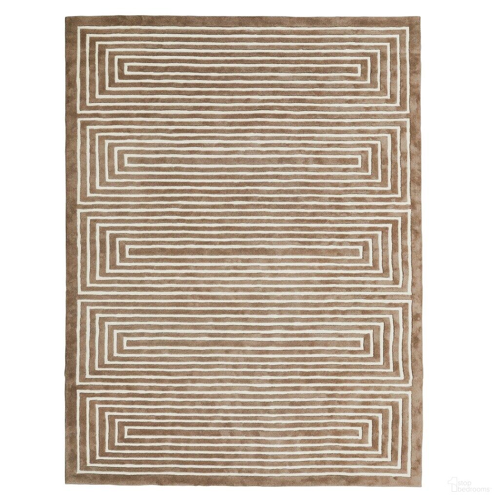 Latitudes 5' x 8' High Contrast Rug In White