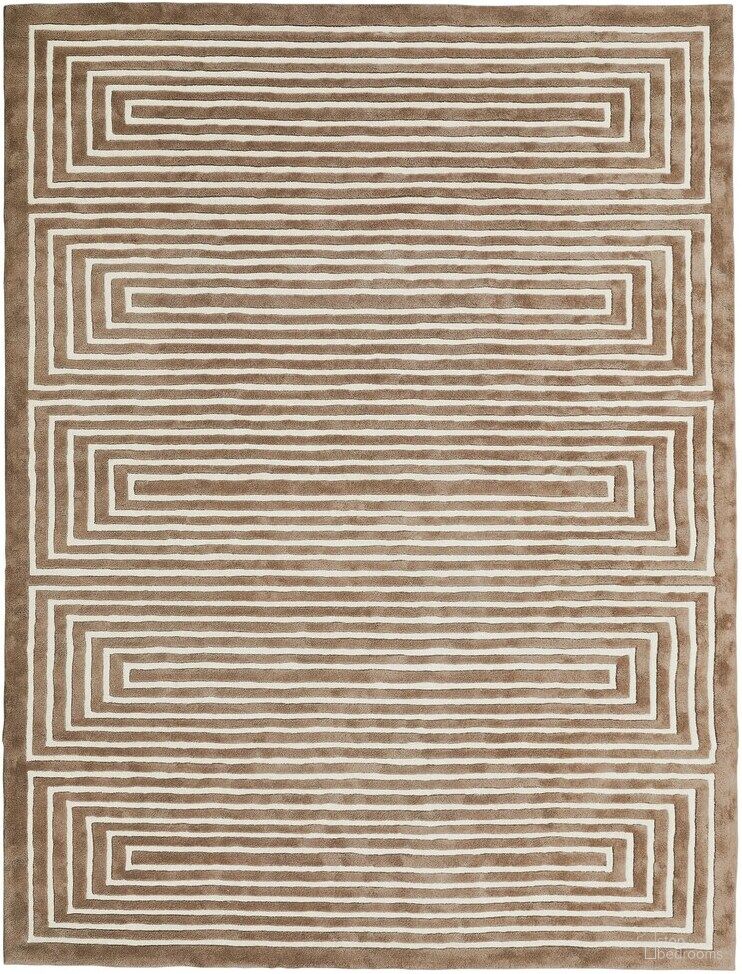 Latitudes High Contrast 9 x 12 Rug In Brown