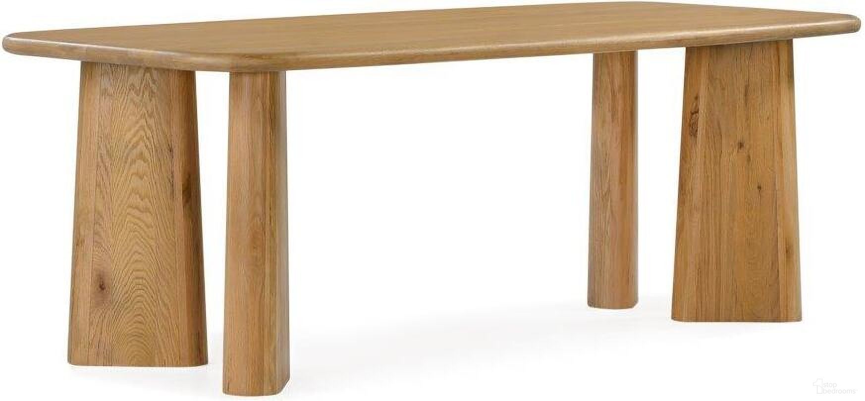 The appearance of Laurel 84 Inch Dining Table In Natural designed by Union Home Furniture in the modern / contemporary interior design. This natural piece of furniture  was selected by 1StopBedrooms from Laurel Collection to add a touch of cosiness and style into your home. Sku: DIN00108. Table Base Style: Legs. Material: Wood. Table Top Shape: Rectangular. Size: 40" x 84".