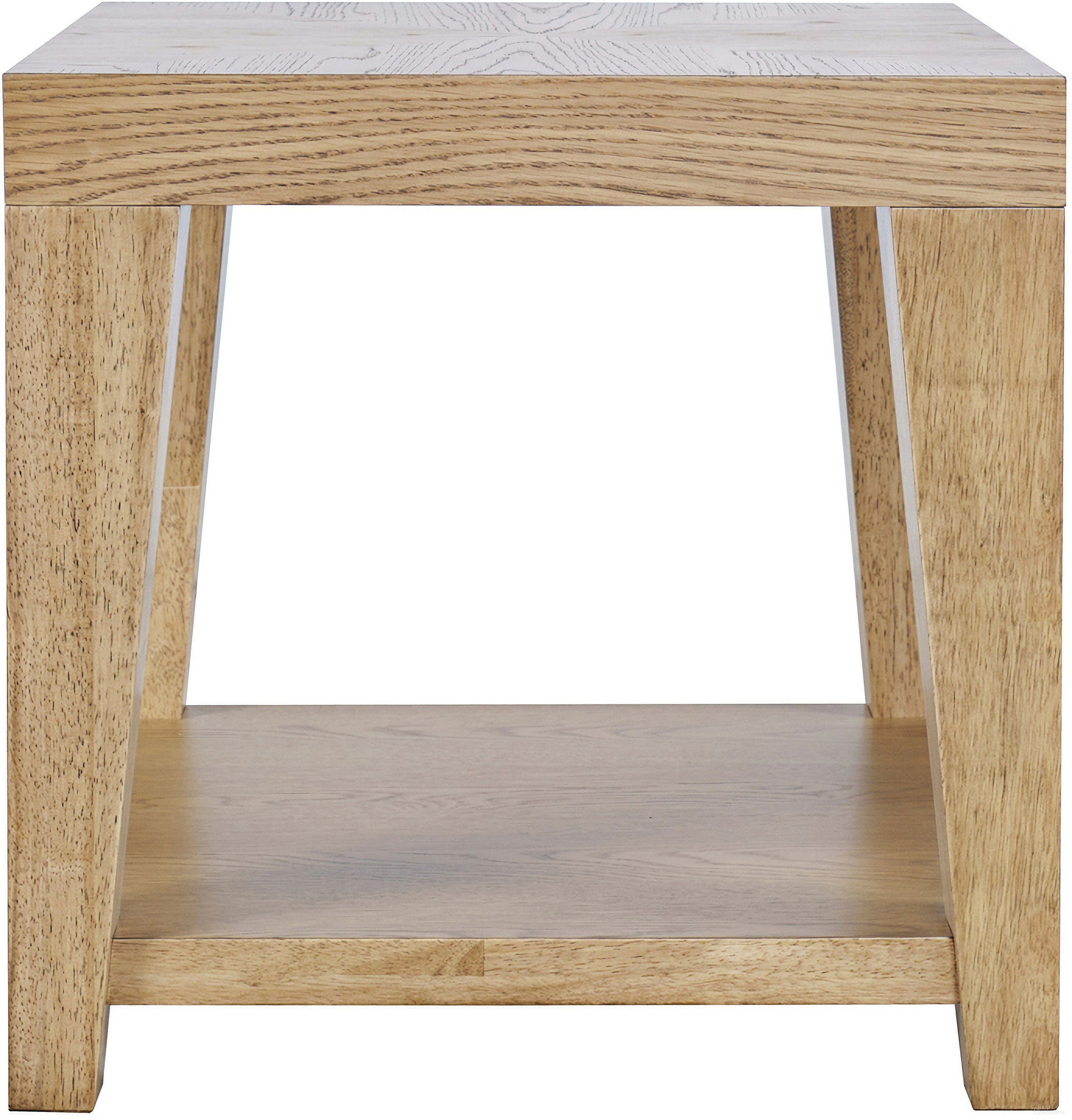 The appearance of Laurel Creek 24 Inch Square End Table with Open Shelf In Natural designed by Jofran in the modern / contemporary interior design. This natural piece of furniture was selected by 1StopBedrooms from Laurel Creek Collection to add a touch of cosiness and style into your home. Sku: 2460-3. Material: MDF.