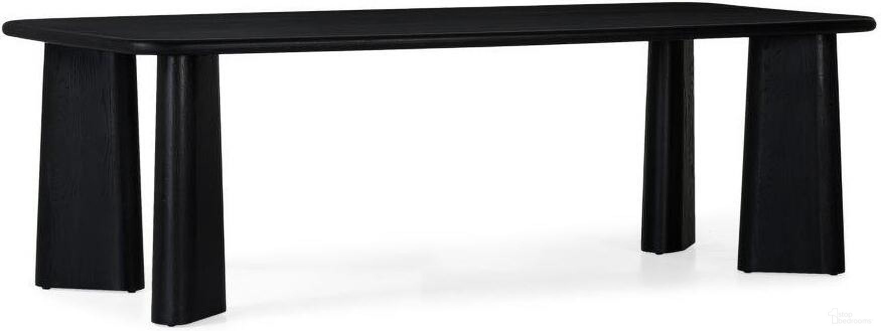 Laurel Dining Table In Charcoal