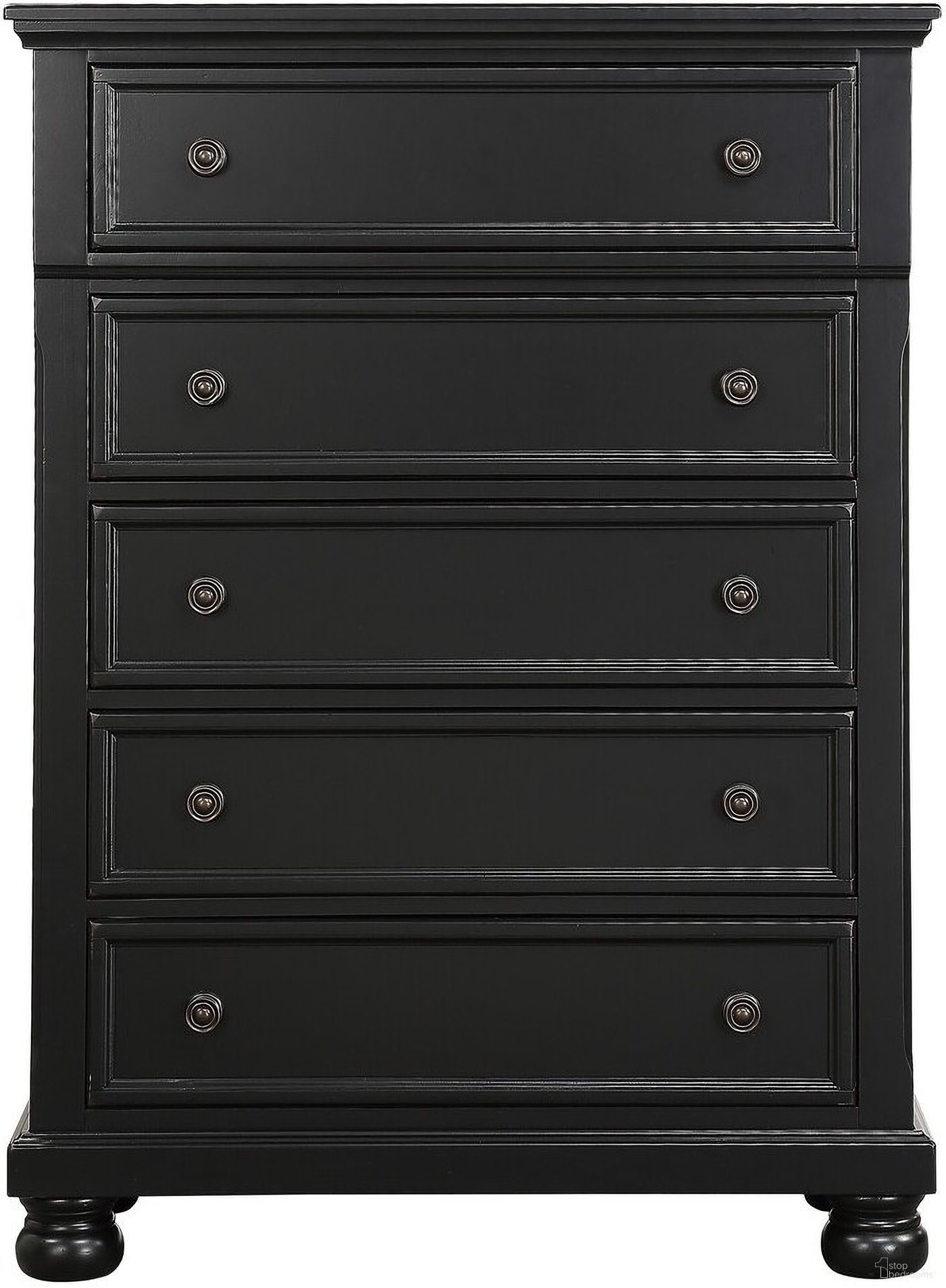 The appearance of Laurelin Black Chest designed by Homelegance in the transitional interior design. This black piece of furniture was selected by 1StopBedrooms from Laurelin Collection to add a touch of cosiness and style into your home. Sku: 1714BK-9. Material: Wood.