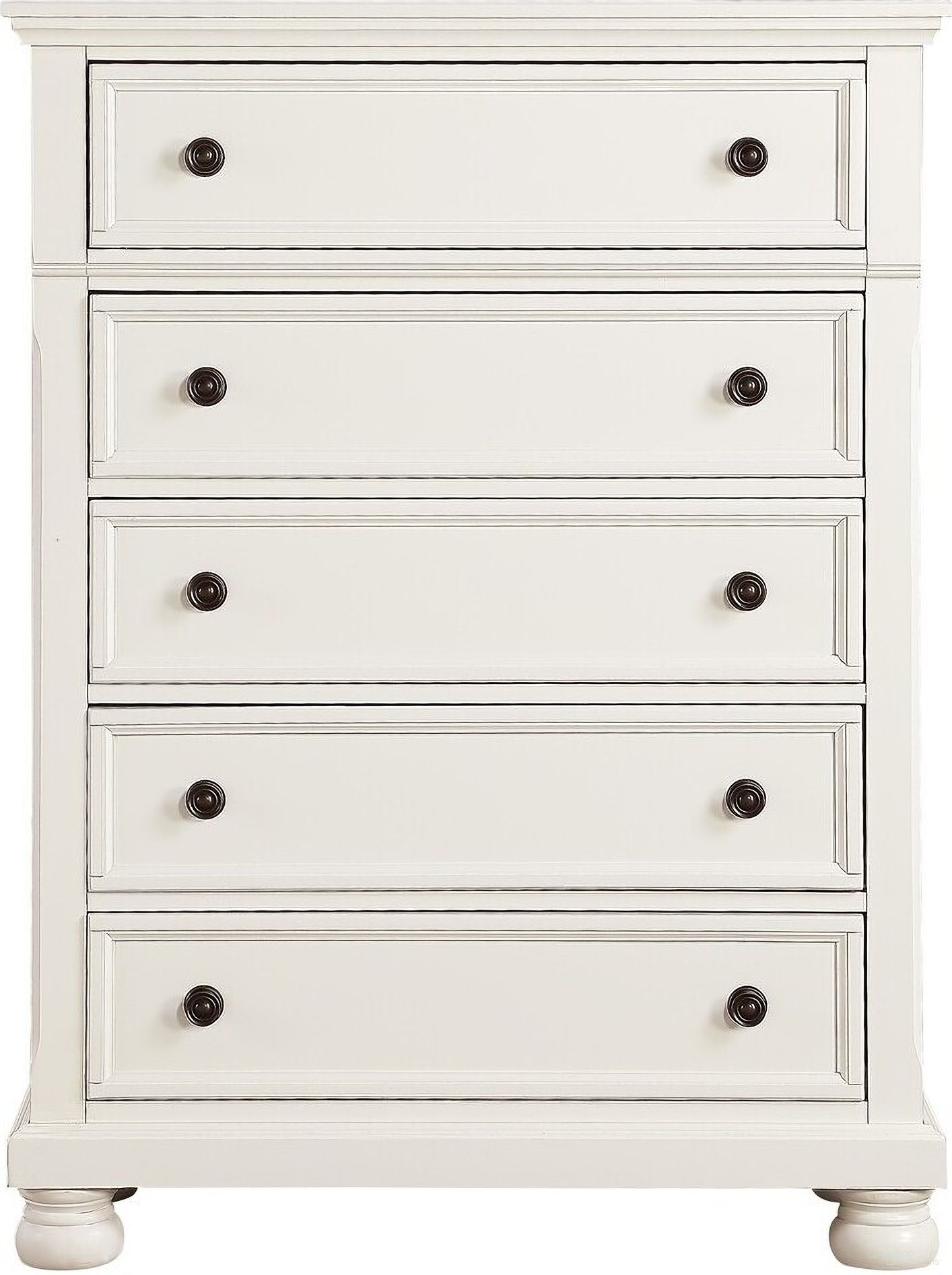 The appearance of Laurelin White Chest designed by Homelegance in the transitional interior design. This white piece of furniture was selected by 1StopBedrooms from Laurelin Collection to add a touch of cosiness and style into your home. Sku: 1714W-9. Material: Wood.