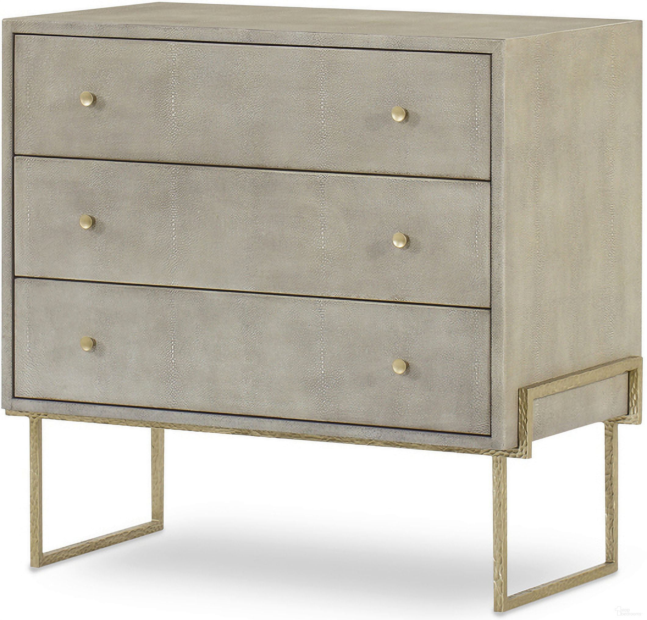 The appearance of Laurent Drawer Chest In Champagne designed by Century Furniture in the modern / contemporary interior design. This champagne piece of furniture was selected by 1StopBedrooms from Monarch Collection to add a touch of cosiness and style into your home. Sku: MN5805. Material: Metal.