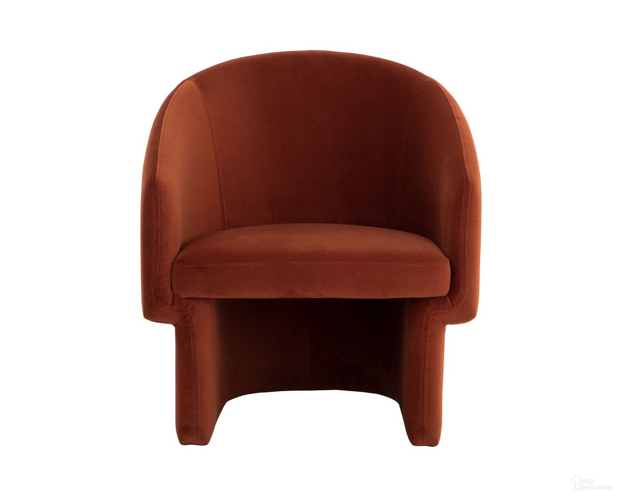 Lauryn Lounge Chair In Meg Rust