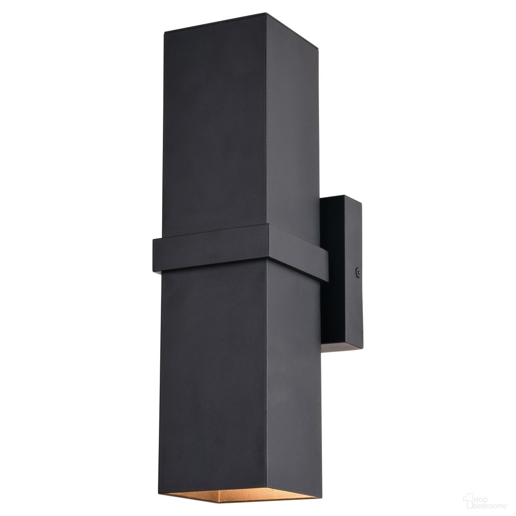The appearance of Lavage 14 Inch H 2 Light Outdoor Wall Light In Textured Black designed by Vaxcel in the modern / contemporary interior design. This textured black piece of furniture was selected by 1StopBedrooms from Lavage Collection to add a touch of cosiness and style into your home. Sku: T0661. Material: Aluminum.