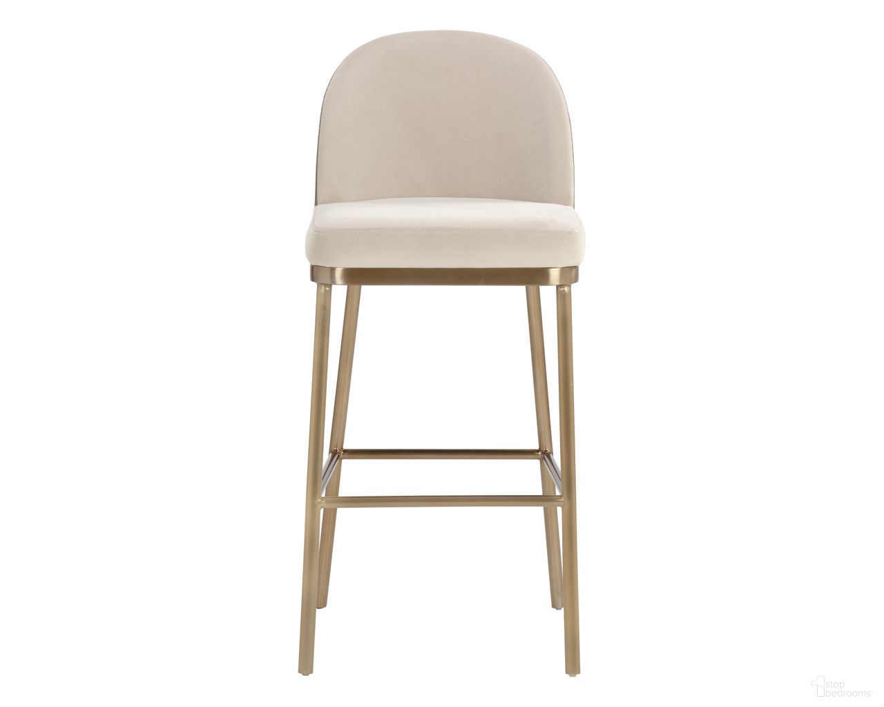 Lavania Barstool In Meg Taupe and Porcini Taupe