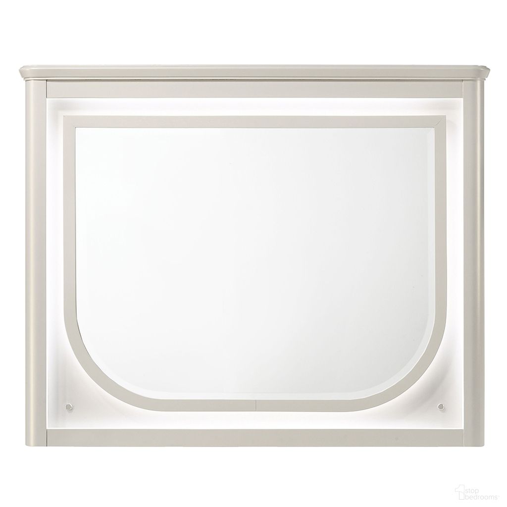 The appearance of Laveda Mirror with LED In Pearl White designed by ACME in the modern / contemporary interior design. This pearl white piece of furniture was selected by 1StopBedrooms from Laveda Collection to add a touch of cosiness and style into your home. Sku: BD03794. Material: Wood.