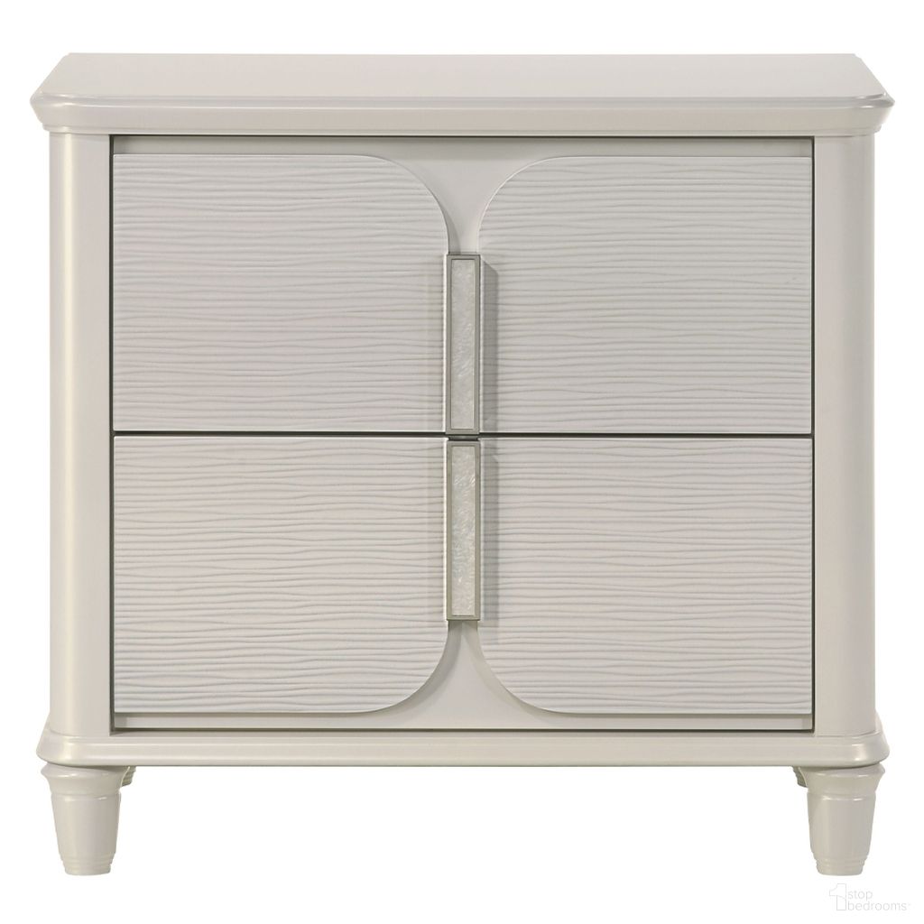 The appearance of Laveda Nightstand In Pearl White designed by ACME in the modern / contemporary interior design. This pearl white piece of furniture was selected by 1StopBedrooms from Laveda Collection to add a touch of cosiness and style into your home. Sku: BD03793. Material: Wood.